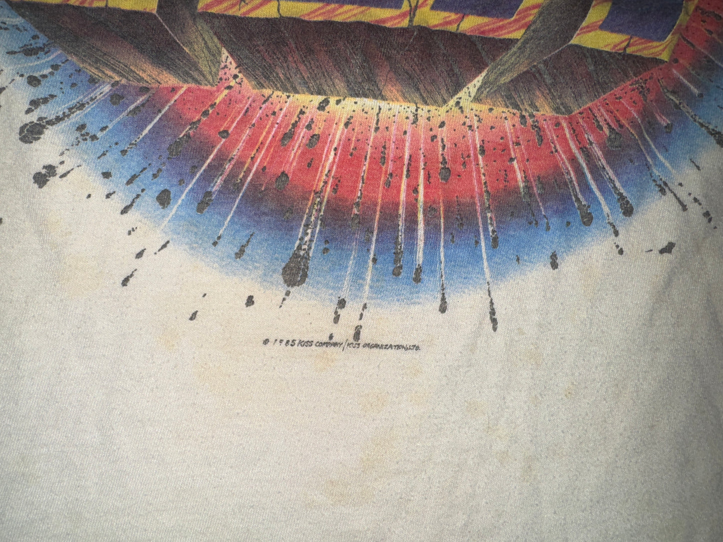 Vintage 1985 Kiss Asylum T-Shirt