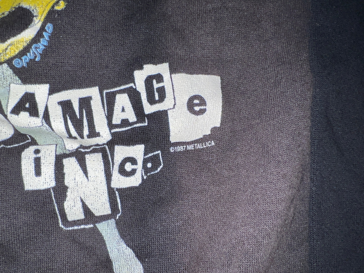 Vintage 1987 Metallica Sweatshirt