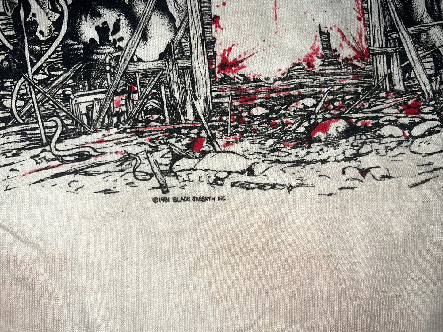 Vintage 1981 Black Sabbath Shirt