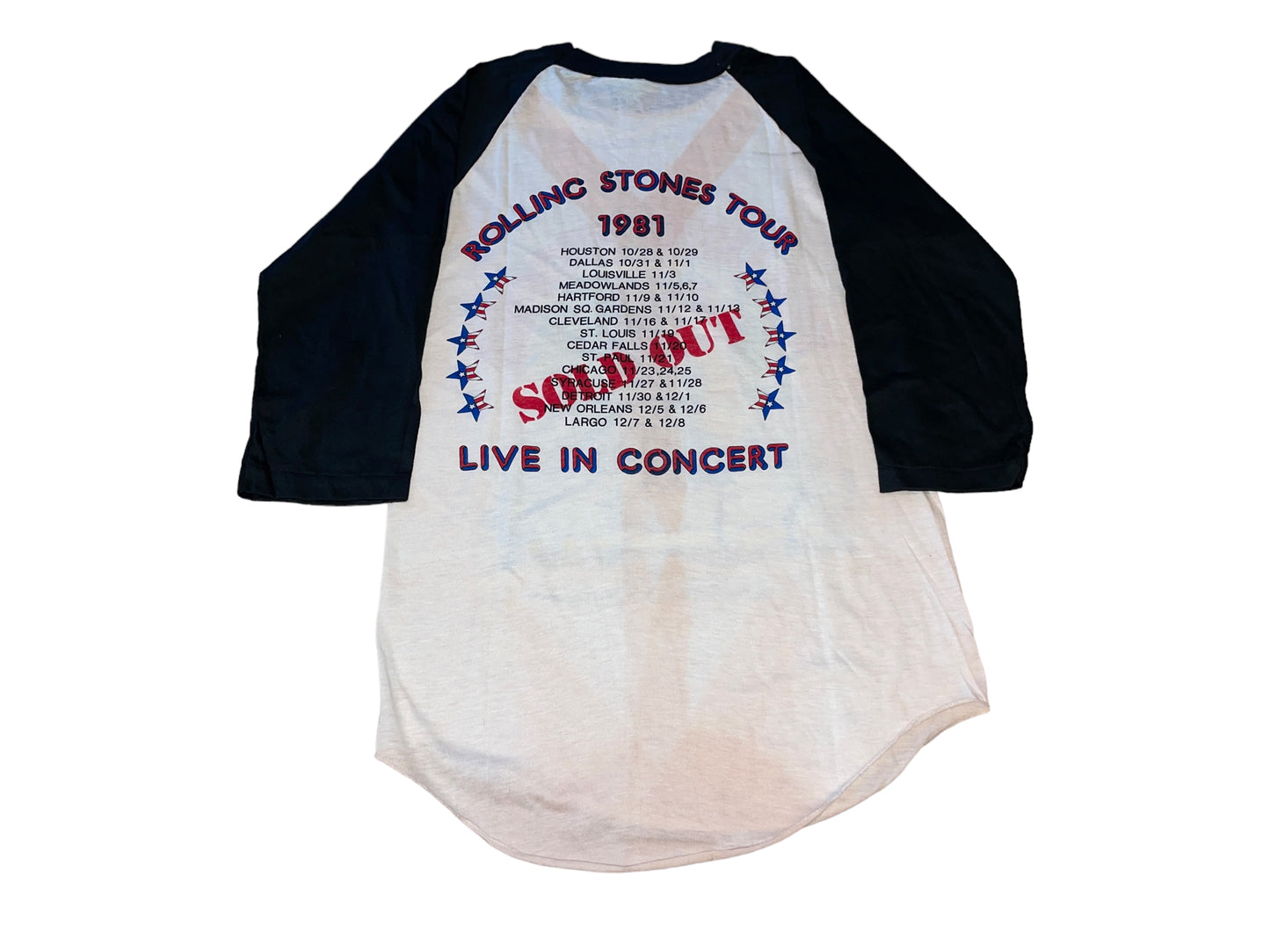 Vintage 1981 The Rolling Stones Shirt