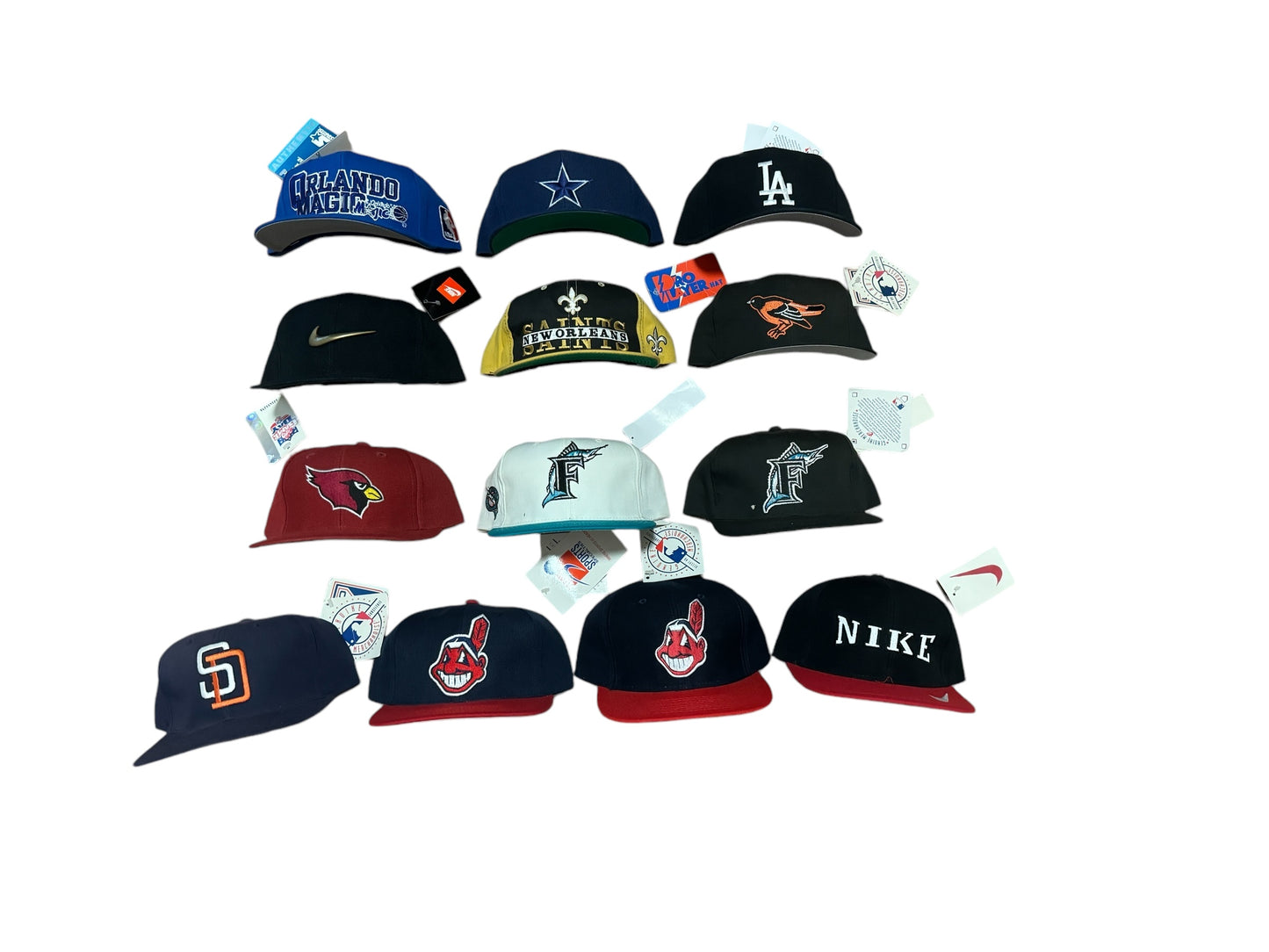Lot 13x Vintage Snapbacks