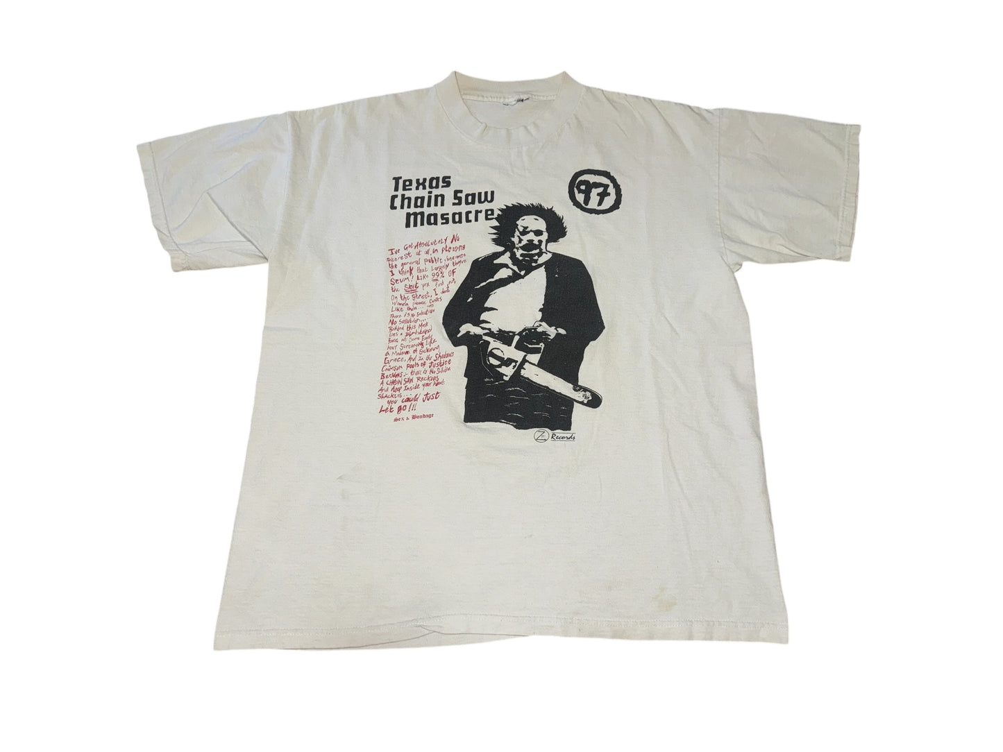 Vintage 90's Texas Chainsaw T-Shirt