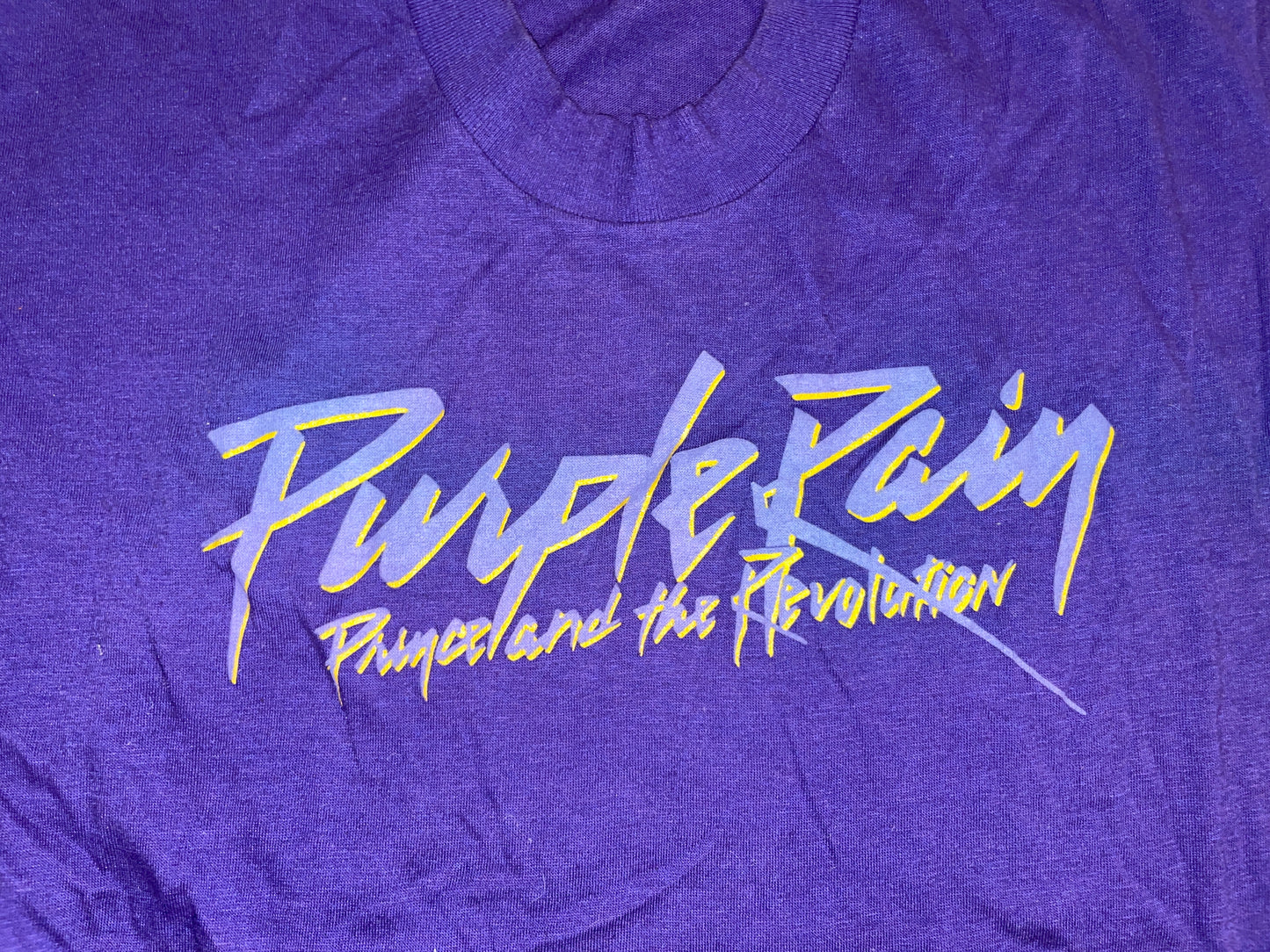 Vintage 80's Prince Purple Rain Revolution T-Shirt