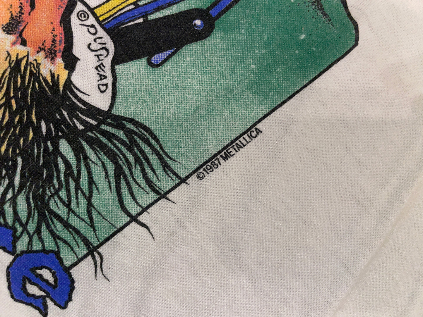 Vintage 1987 Metallica Crash Course in Brain Surgery T-Shirt