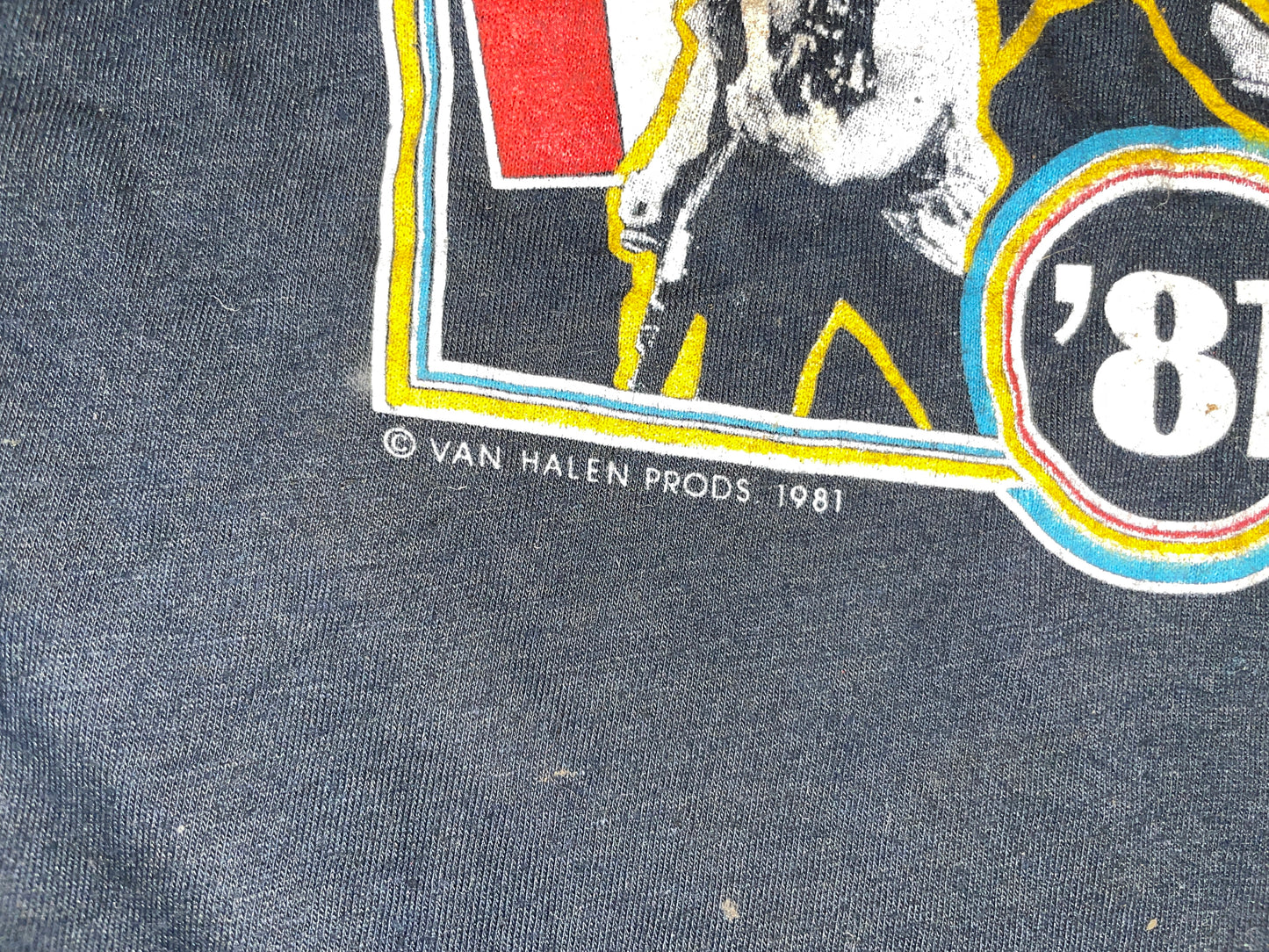 Vintage 1981 Van Halen Worldwide Tour T-Shirt