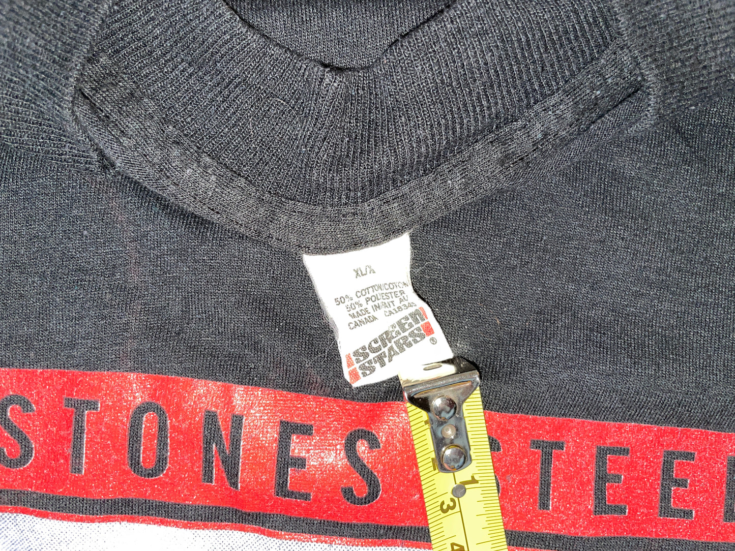 Vintage 1989 Rolling Stones North American Tour T-Shirt