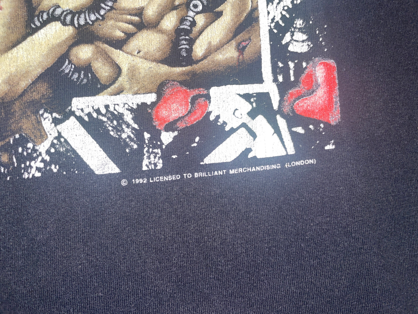 Vintage 1992 Napalm Death Europe Tour T-Shirt