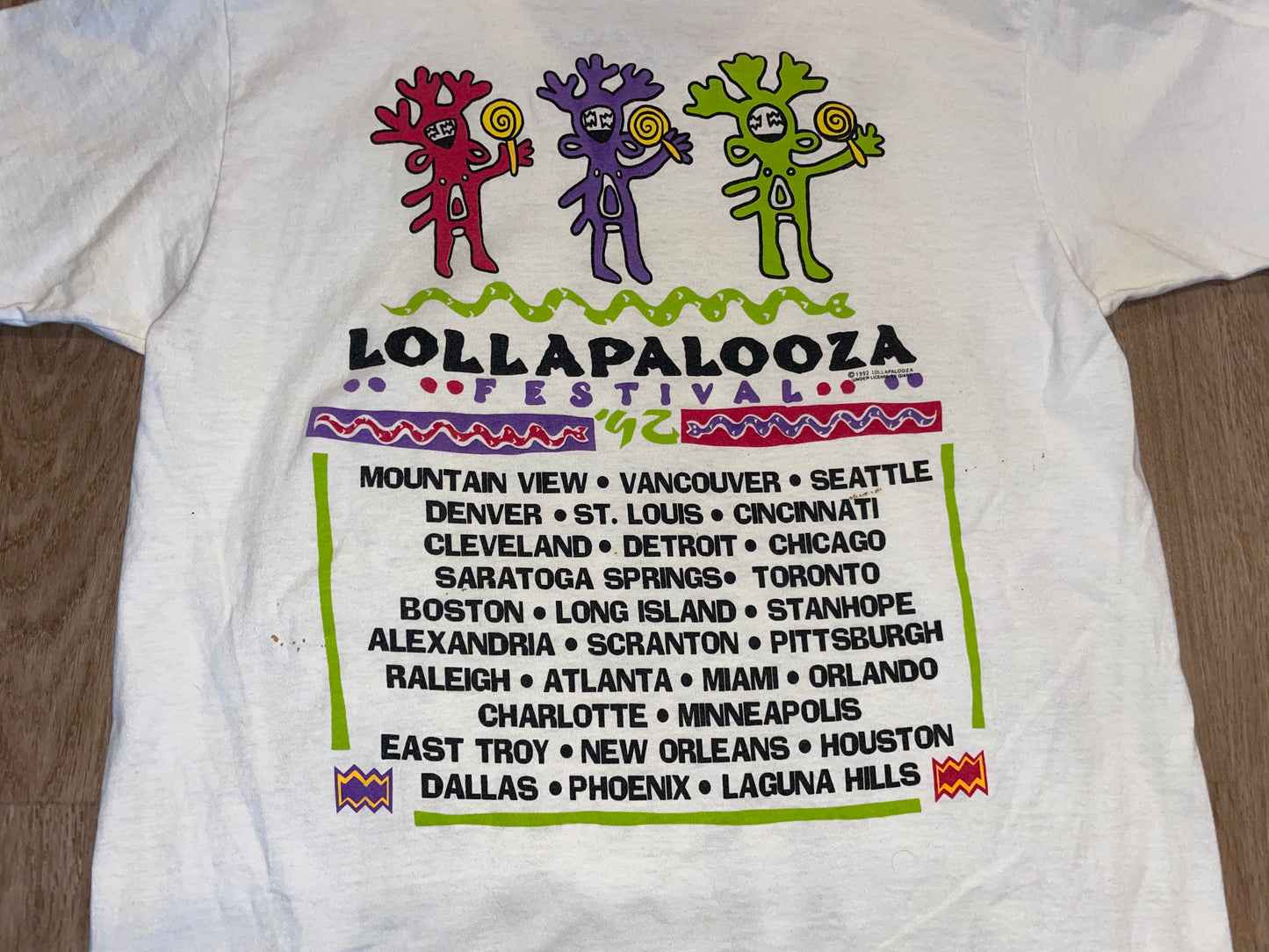 Vintage 1992 Lollapalooza T-Shirt