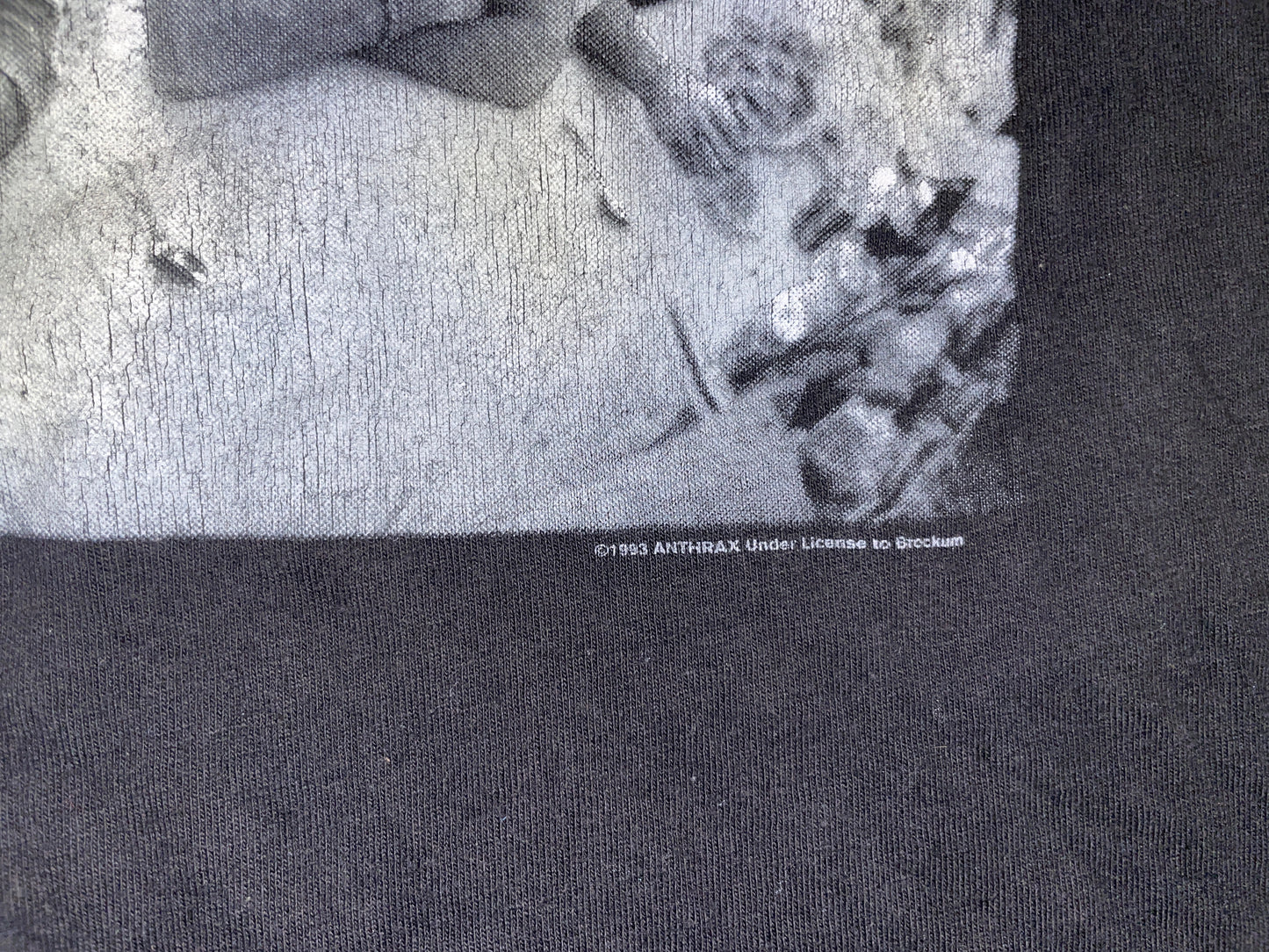 Vintage 1993 Anthrax Sounds of White Noise Tour T-Shirt