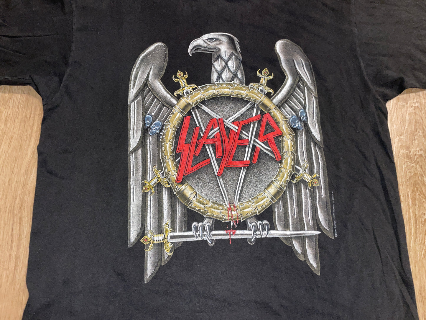 Vintage 1990 Slayer A Week in the Abyss T-Shirt