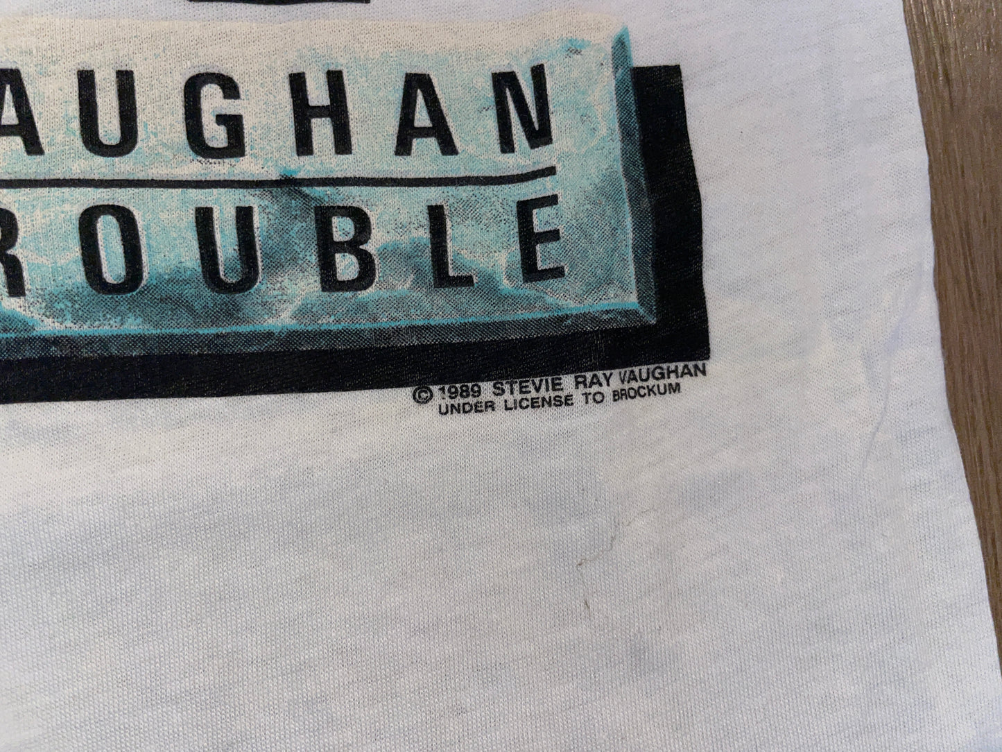 VIntage 1989 Stevie Ray Vaughn Double Trouble T-Shirt