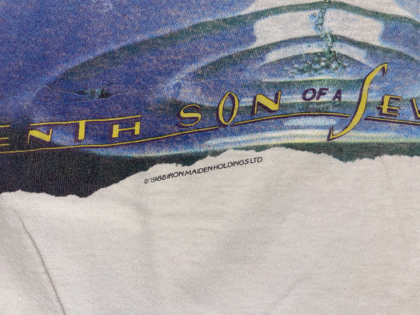 Vintage 1988 Iron Maiden Seventh Son T-Shirt