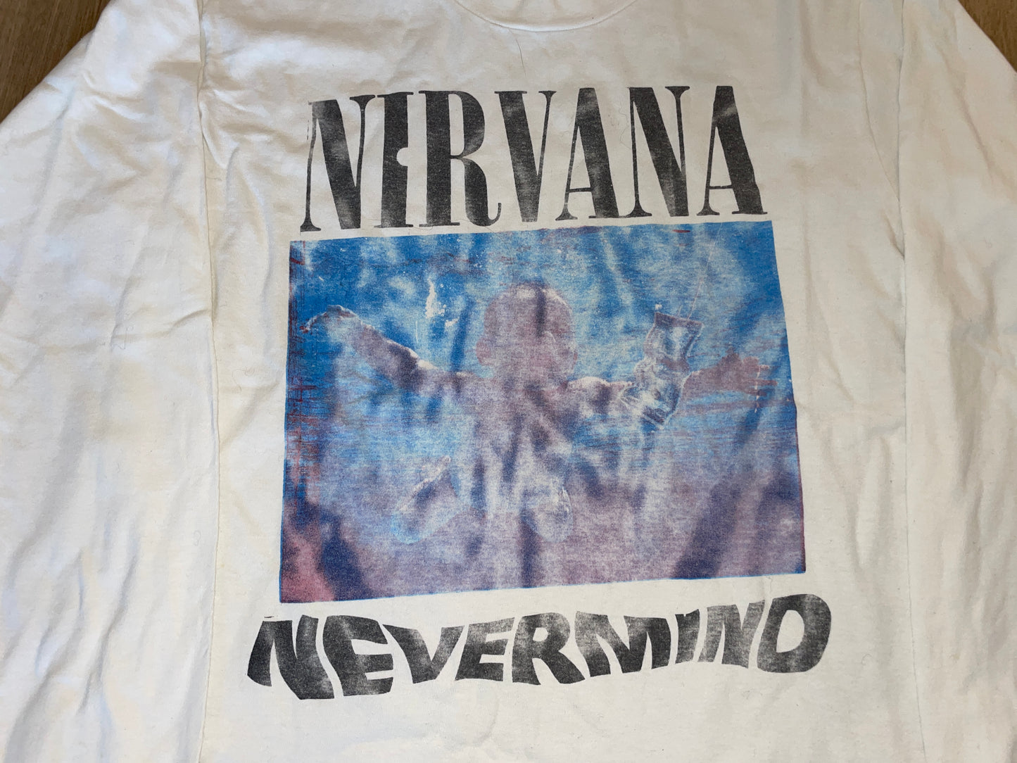 Vintage 90's Nirvana Nevermind Euro Long Sleeve Shirt
