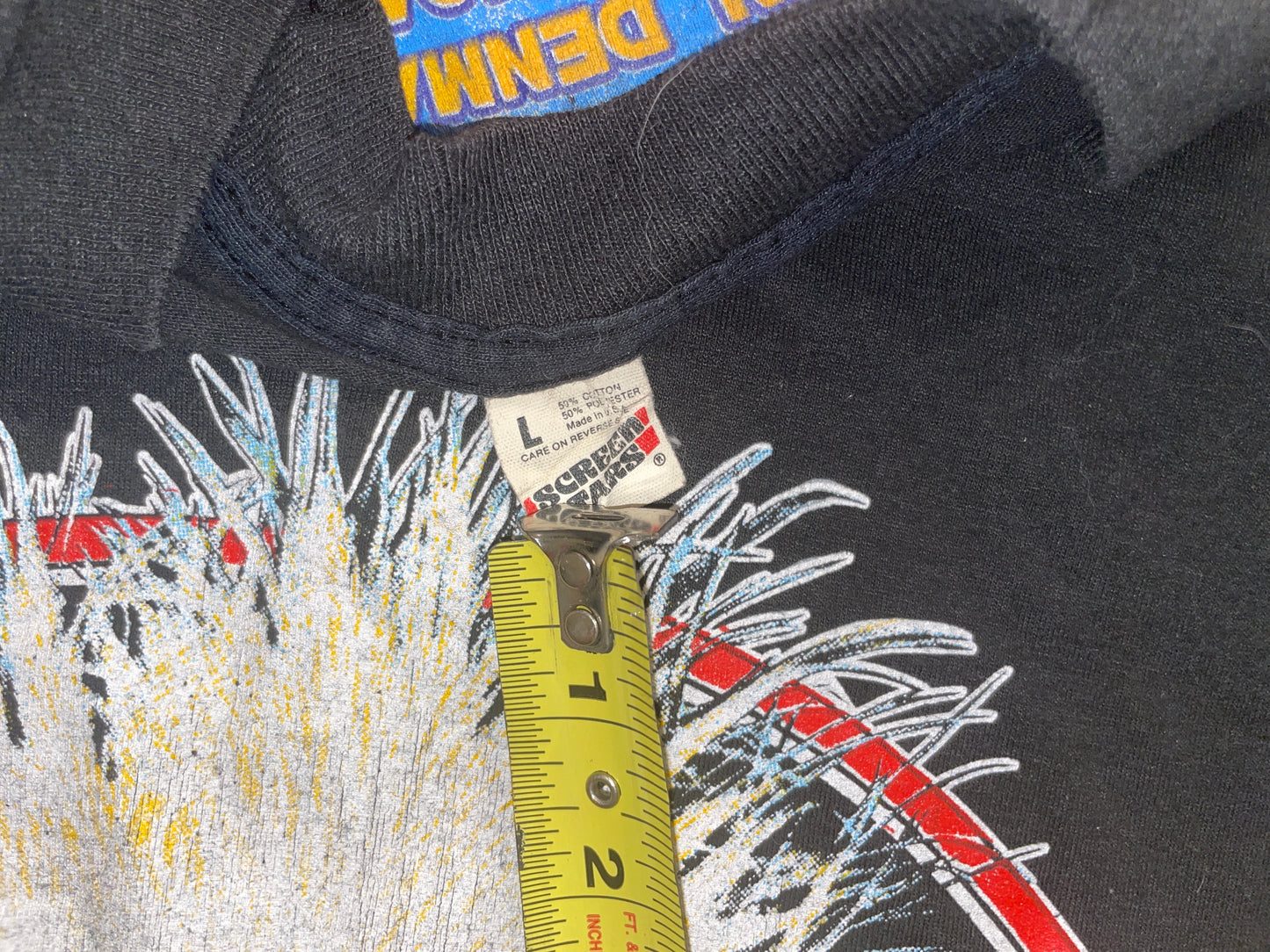 Vintage 1988 Iron Maiden Seventh Son Tour T-Shirt