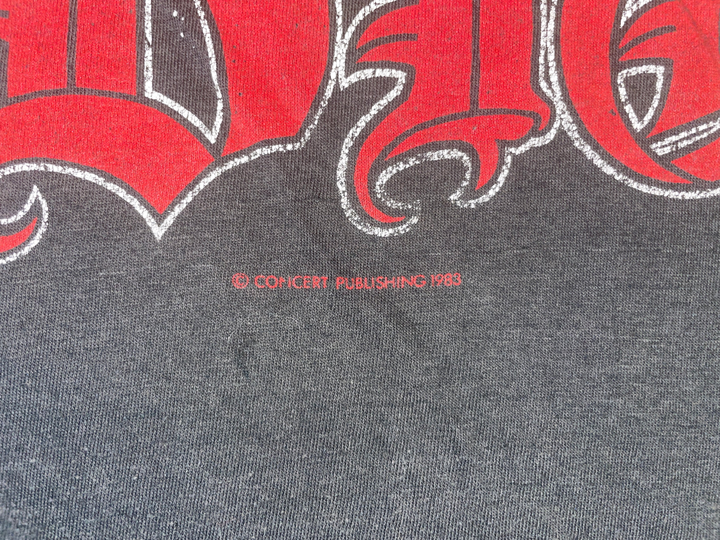 Vintage 1983 Dio UK Tour T-Shirt