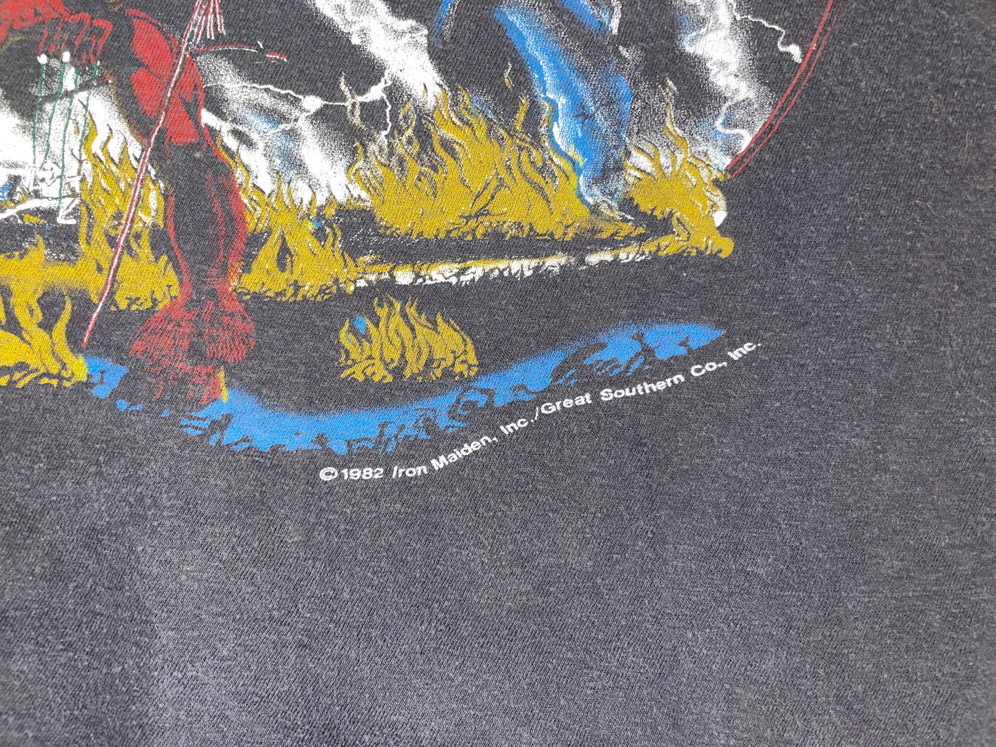 Vintage 1982 Iron Maiden Number of the Beast T-Shirt