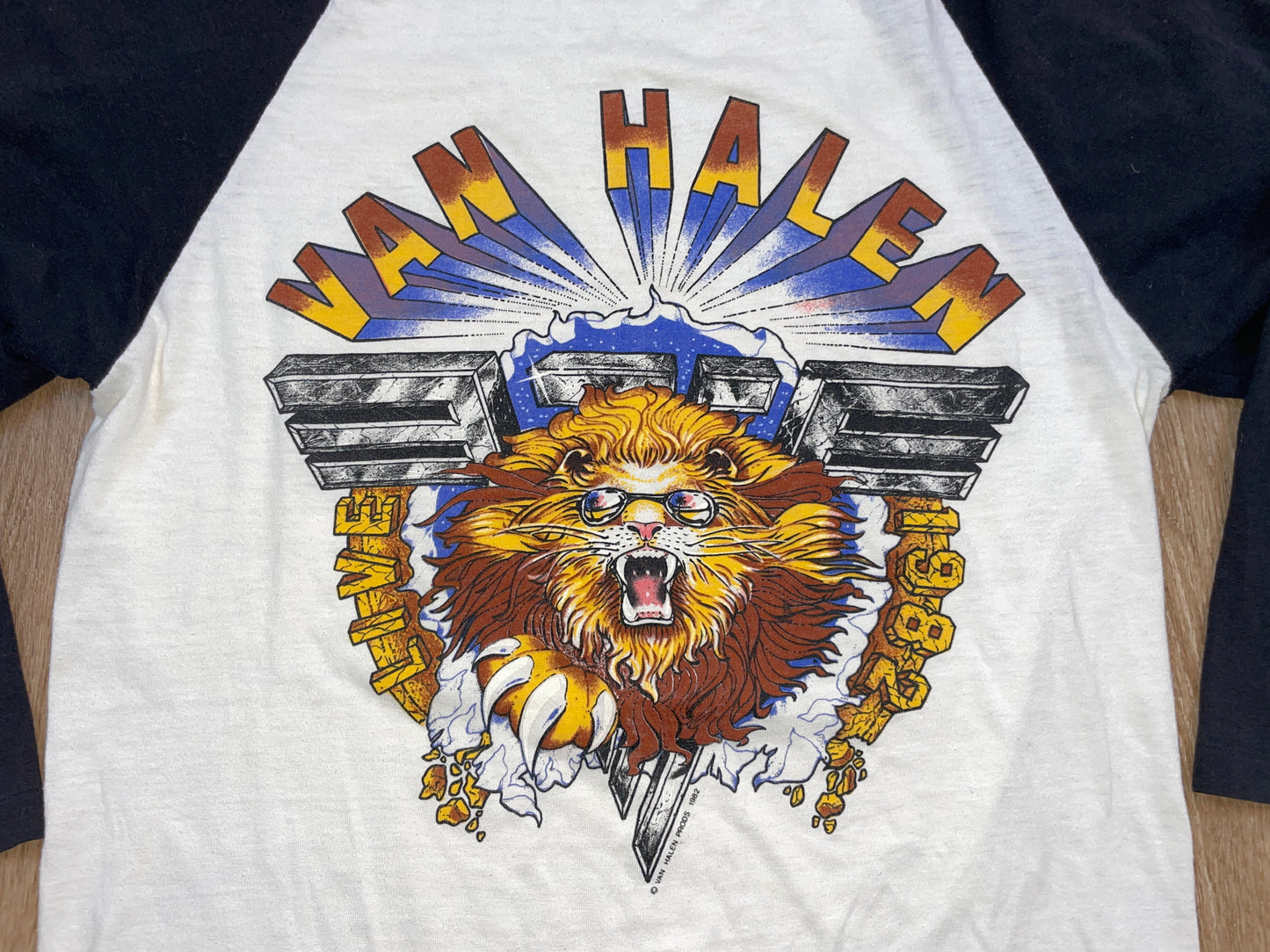 Vintage 1982 Van Halen Live T-Shirt