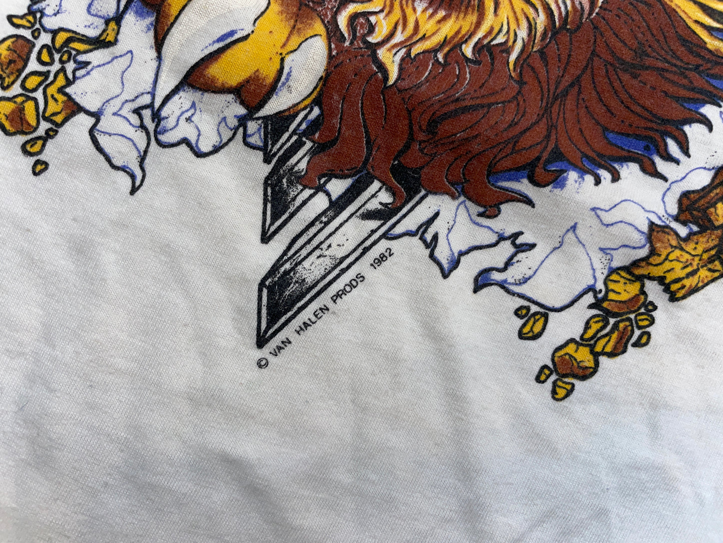 Vintage 1982 Van Halen Live T-Shirt