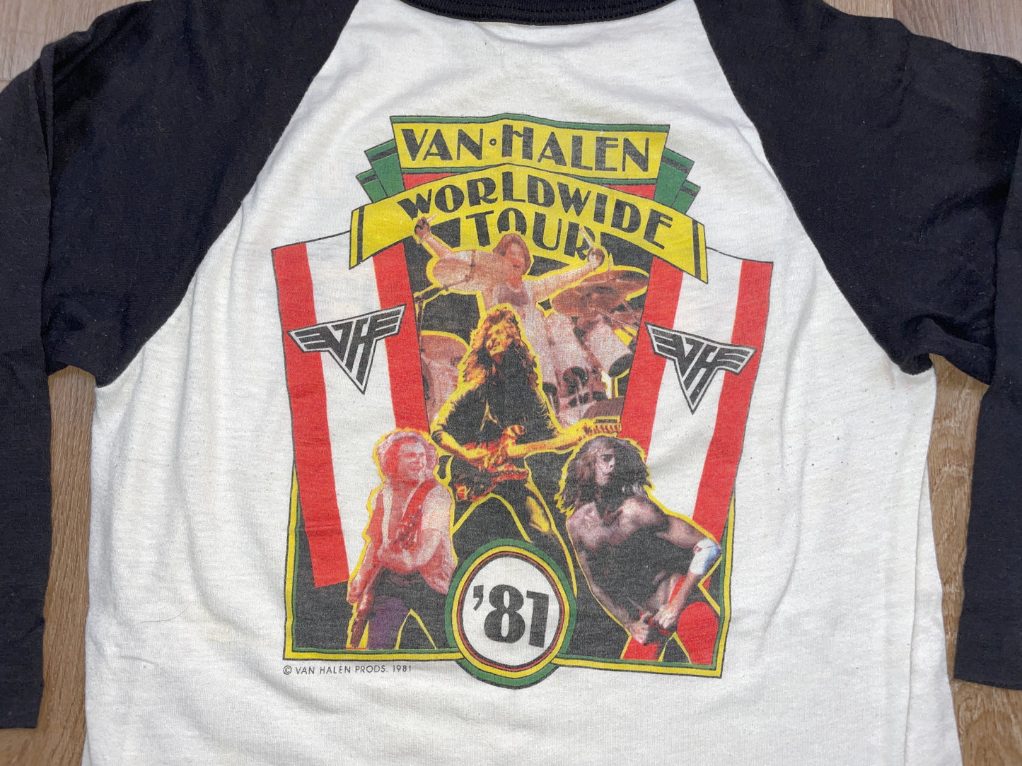 Vintage 1981 Van Halen Worldwide Tour T-Shirt