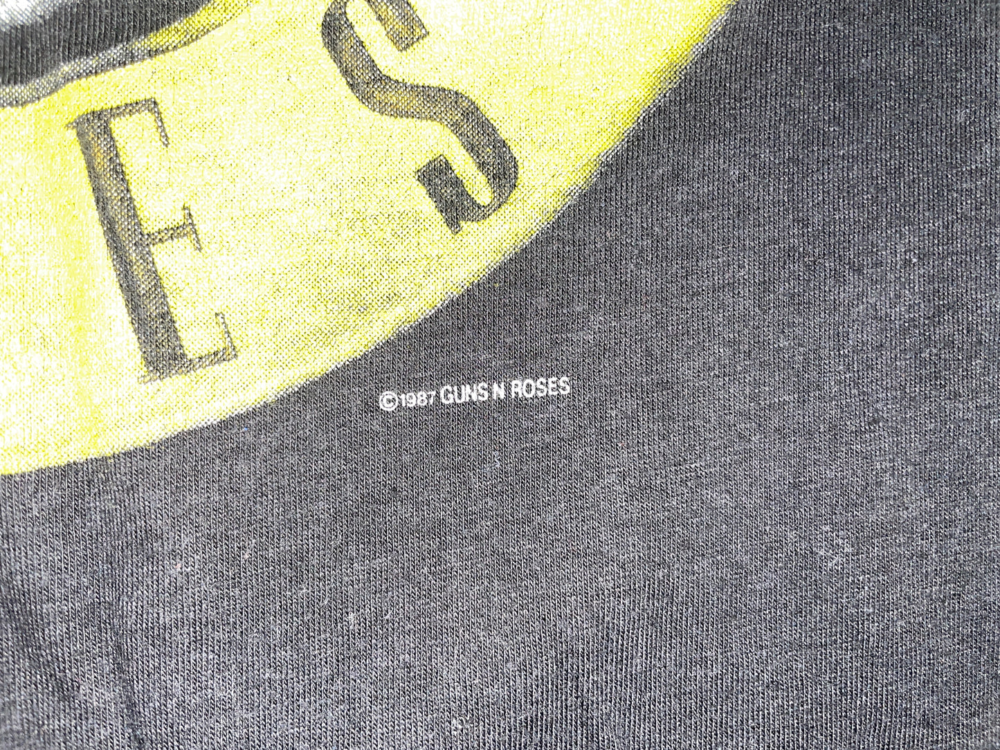 Vintage 1987 Guns N' Roses Was Here T-Shirt