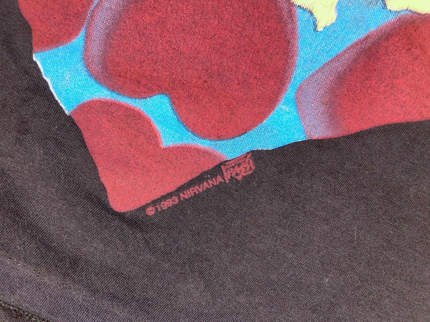 Vintage 1993 Nirvana Heart Shaped Box T-Shirt