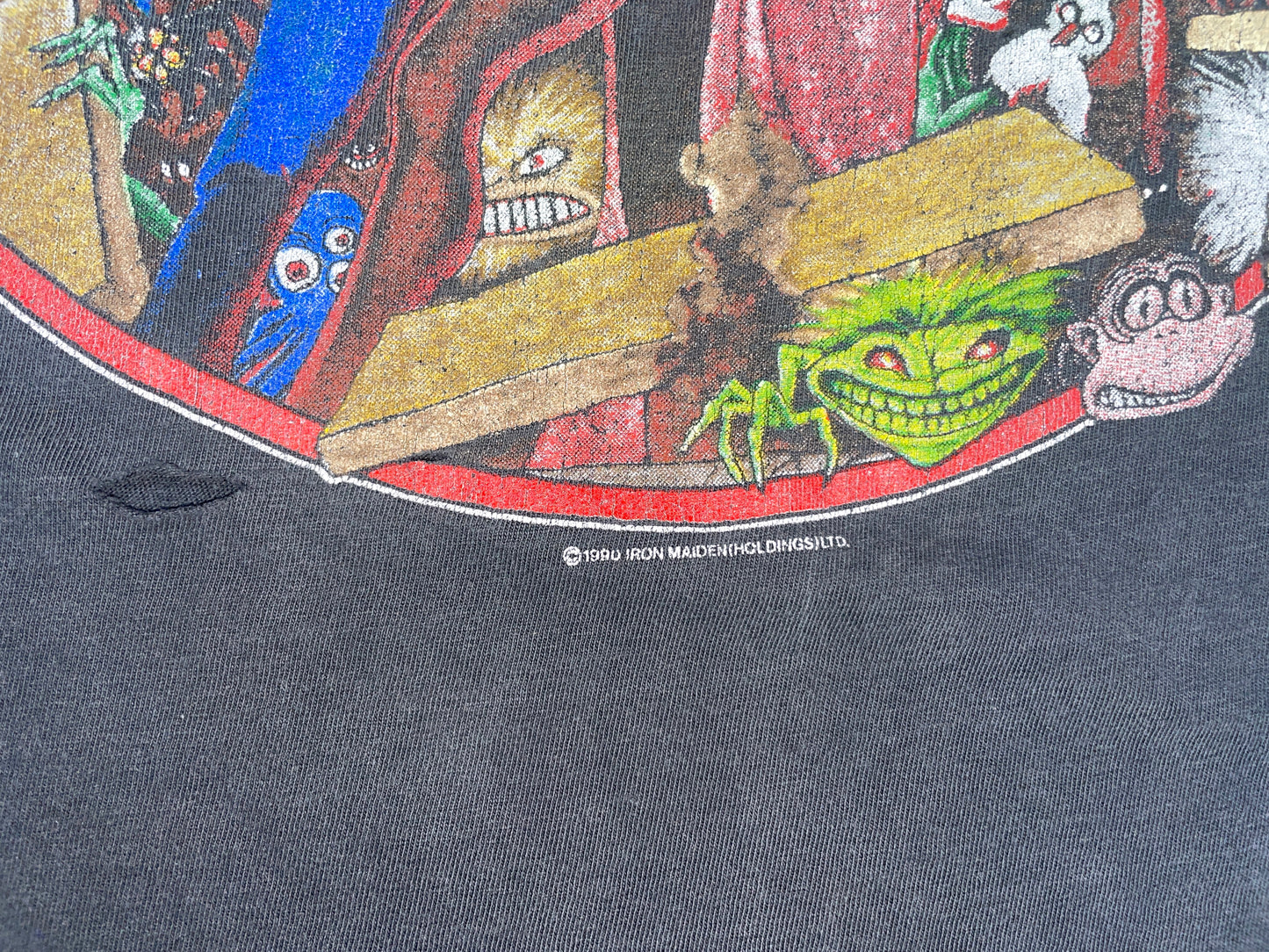 Vintage 1990 Iron Maiden Bring Your Daughter To The Slaughter T-Shirt