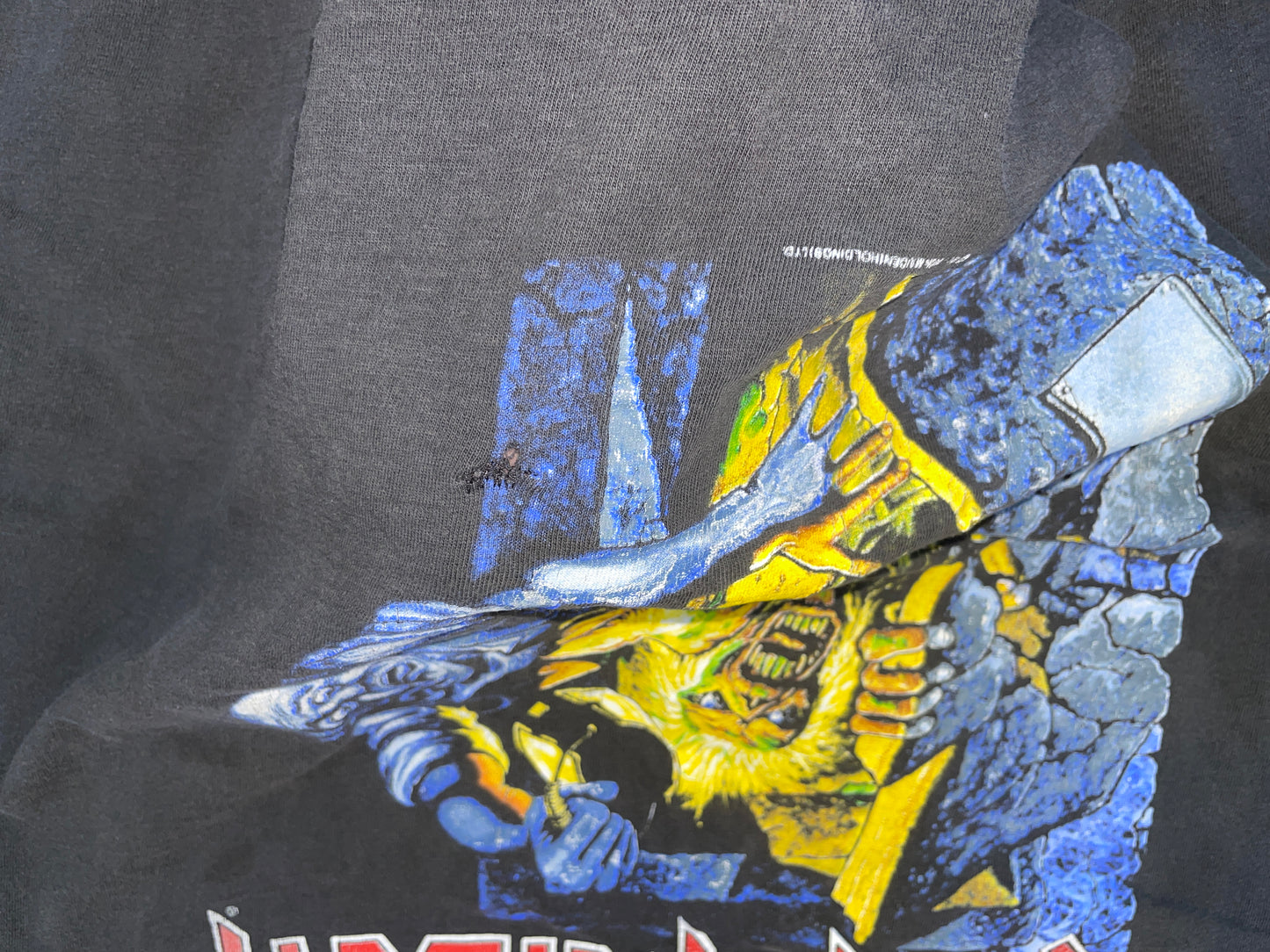 Vintage 1990 Iron Maiden No Prayer For The Dying T-Shirt