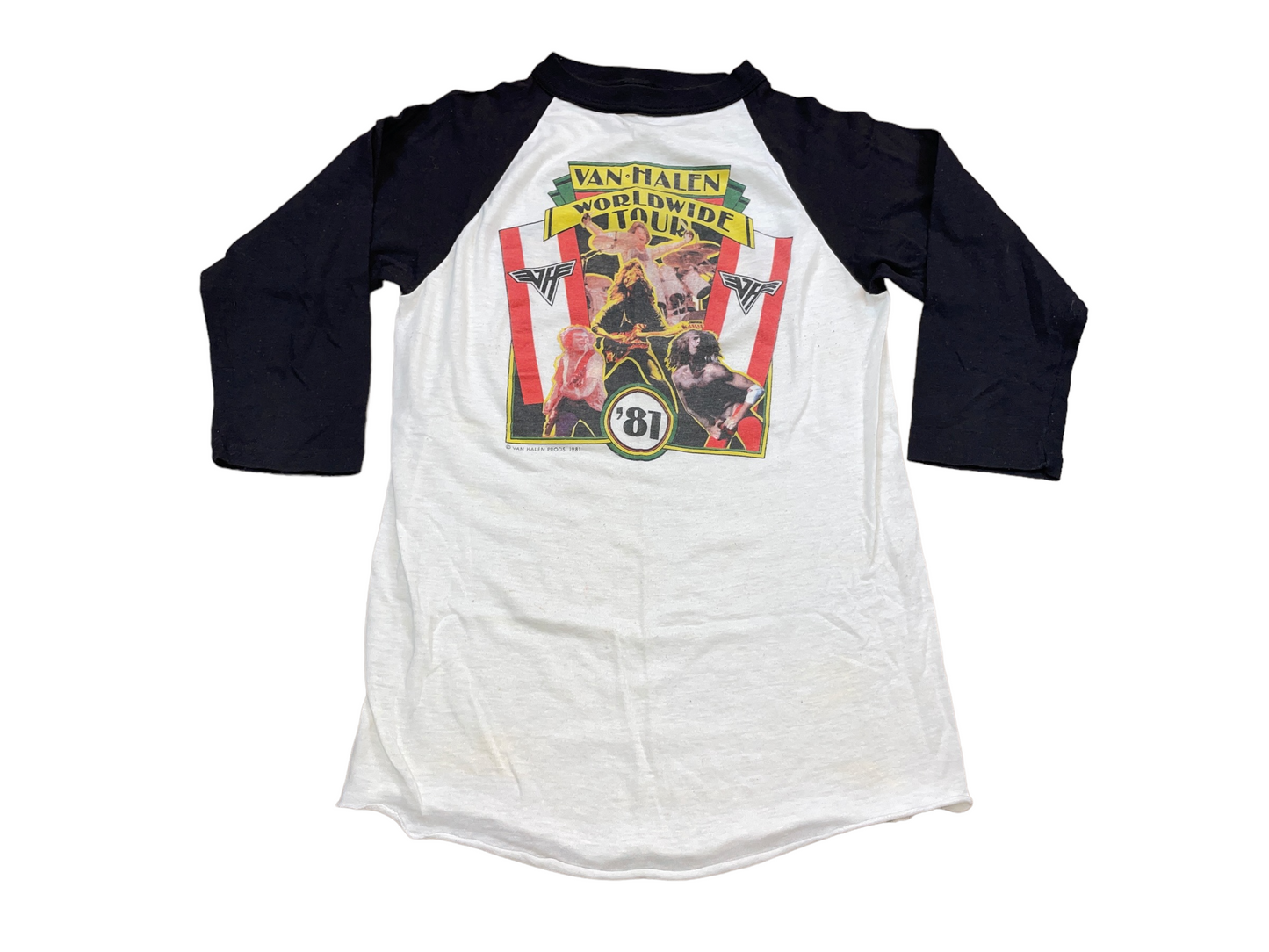 Vintage 1981 Van Halen Worldwide Tour T-Shirt