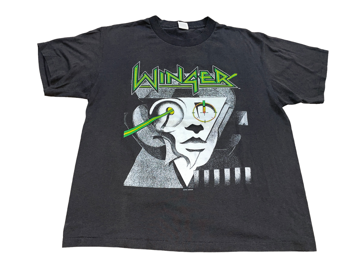 Vintage 1988 Winger Too Tuff To Tame Tour T-Shirt