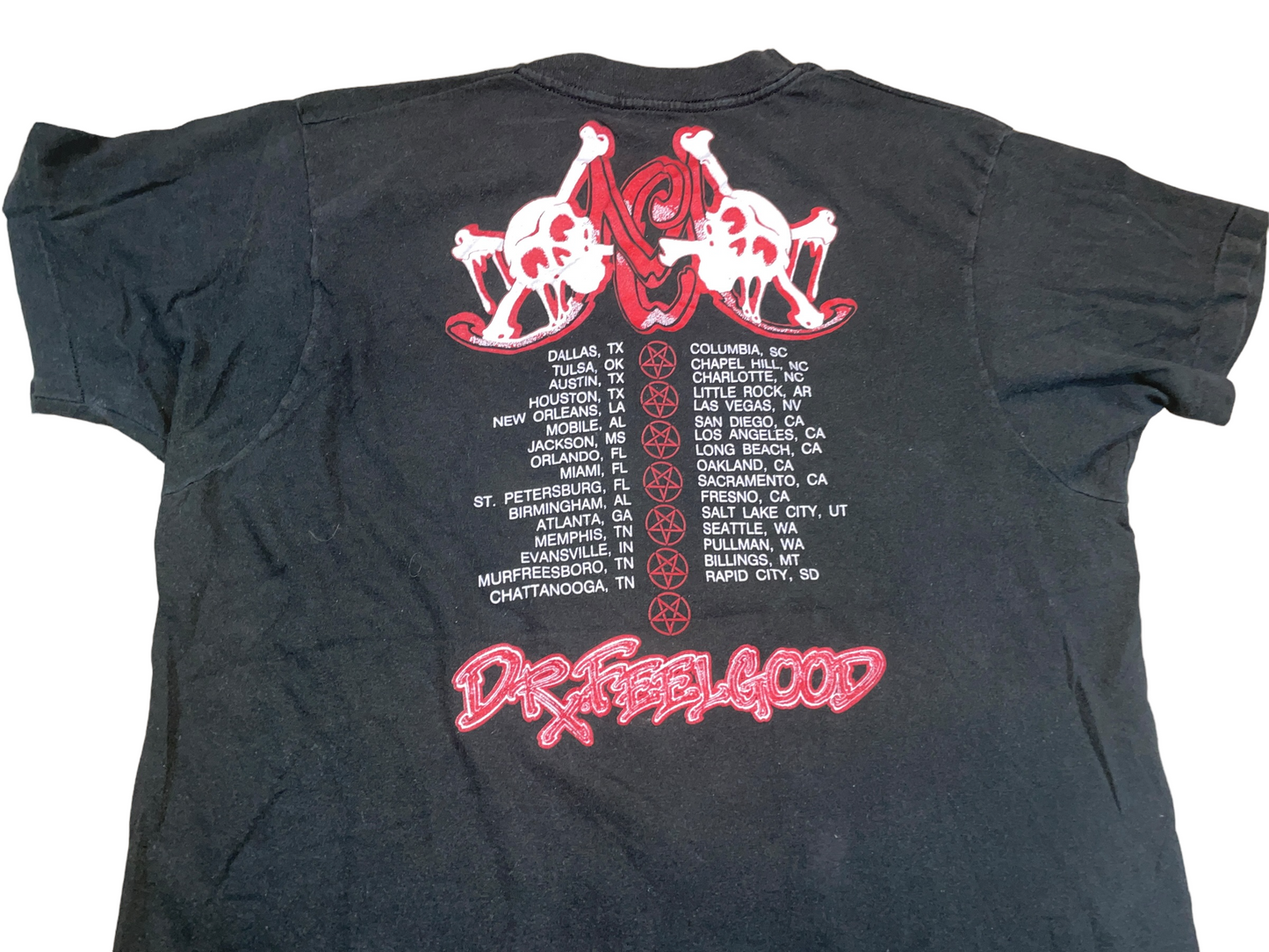 Vintage 80's Motley Crue Dr Feel Good Tour T-Shirt