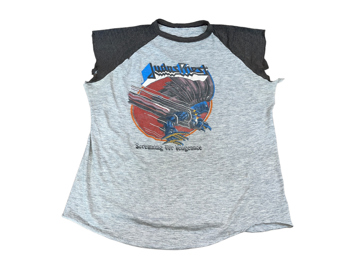 Vintage 80's Judas Priest Screaming for Vengeance World Tour T-Shirt