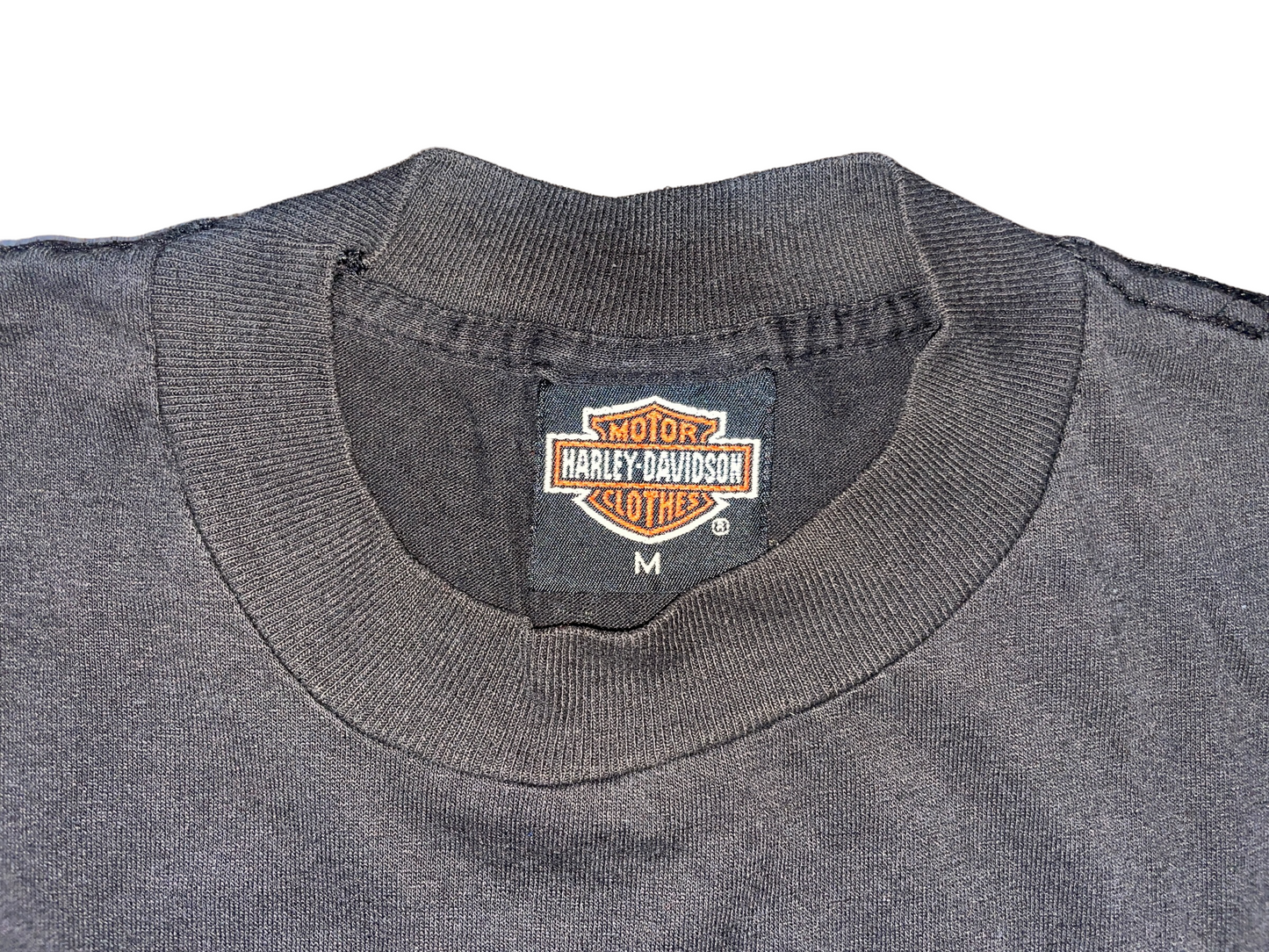 Vintage 1990 Harley Davidson Motorcycles 3d Emblem T-Shirt