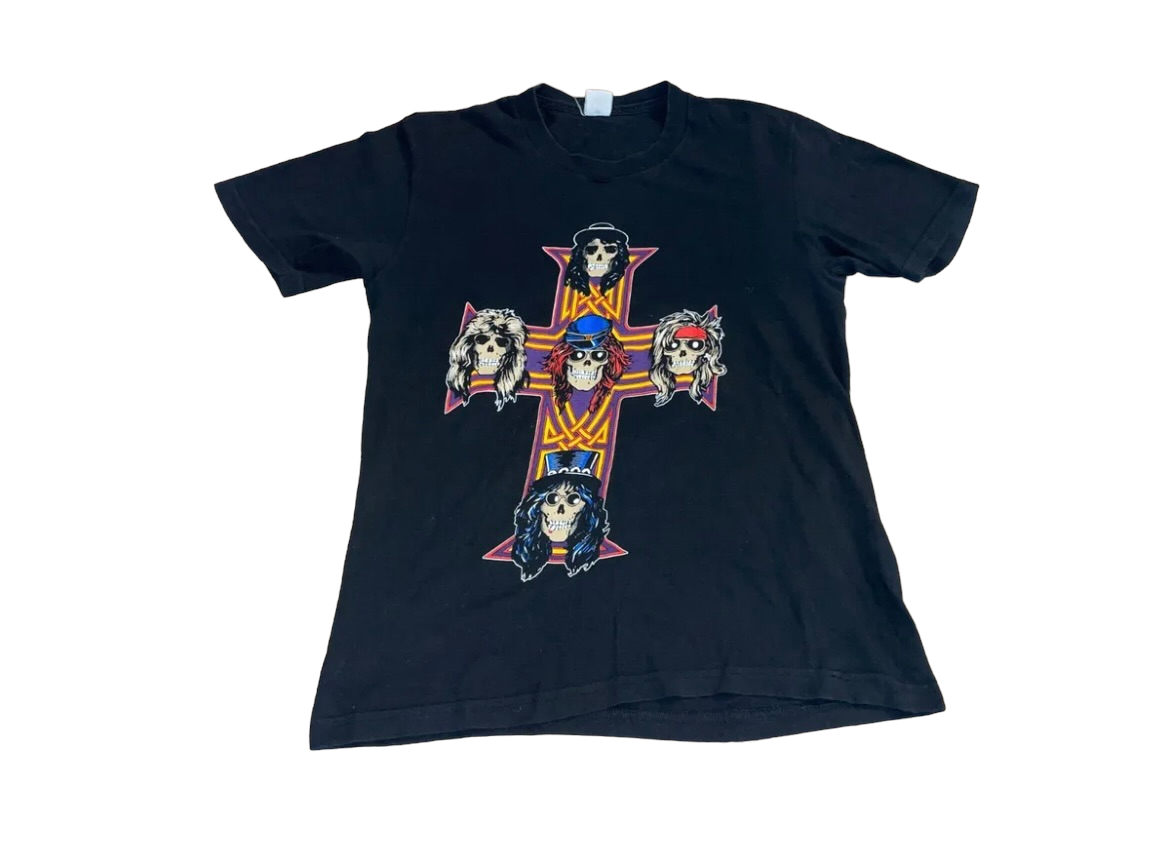 Vintage Guns N Roses UK Tour T-Shirt