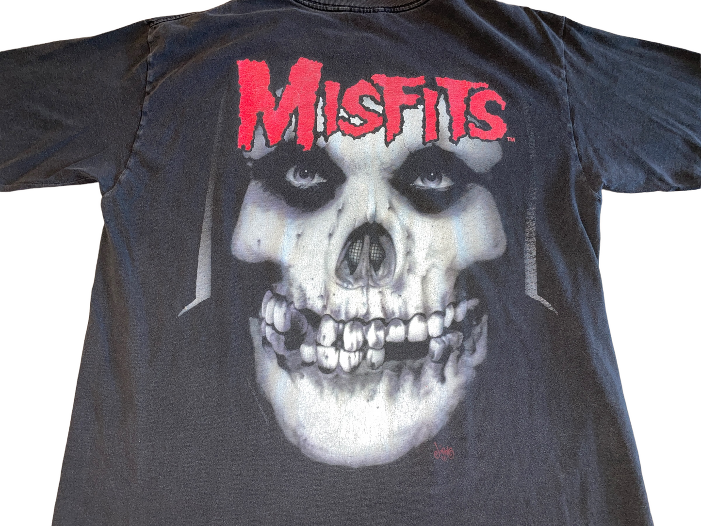 Vintage 1990's Misfits Skeleton T-Shirt