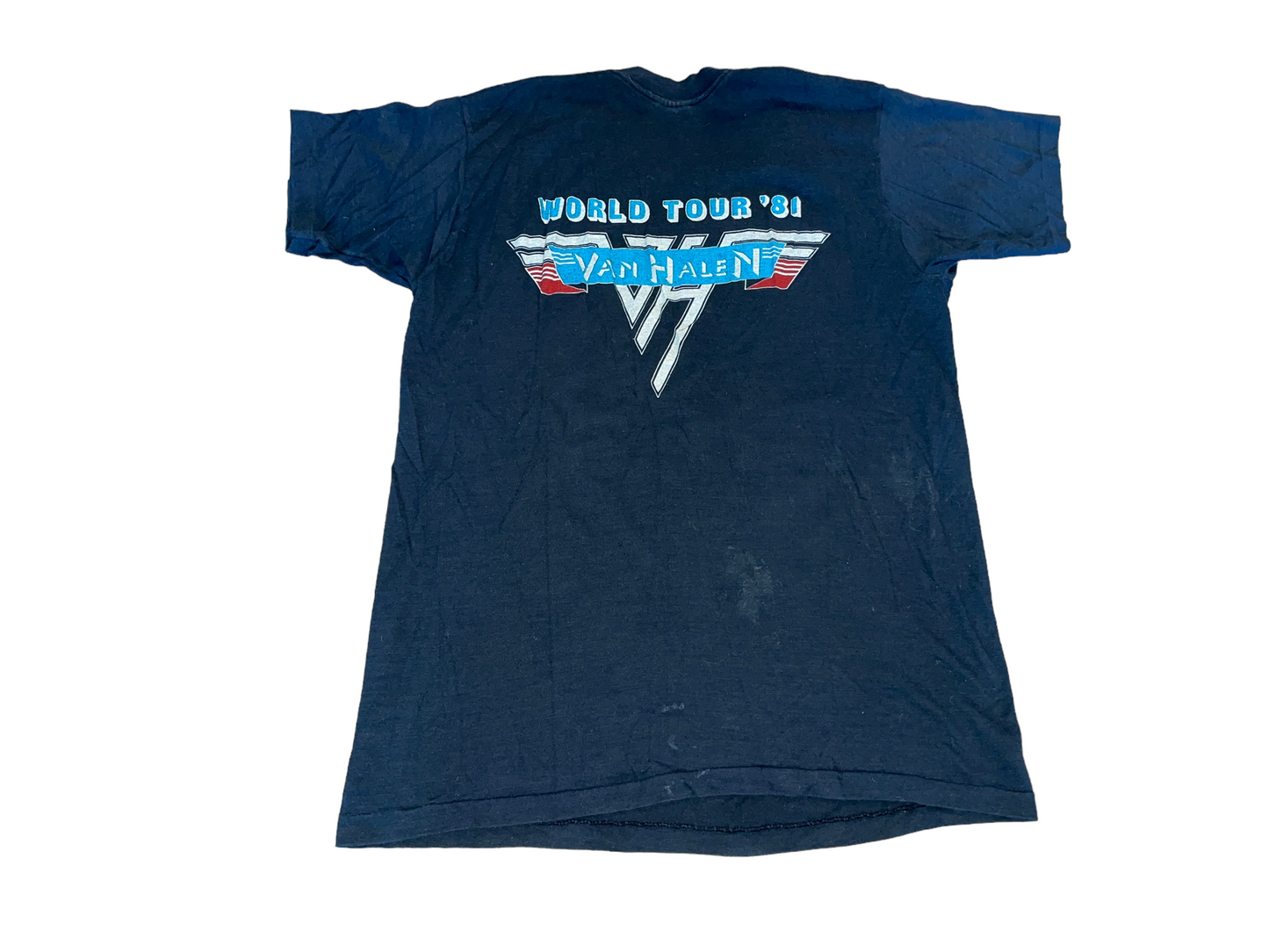 Vintage 1981 Van Halen Worldwide Tour T-Shirt