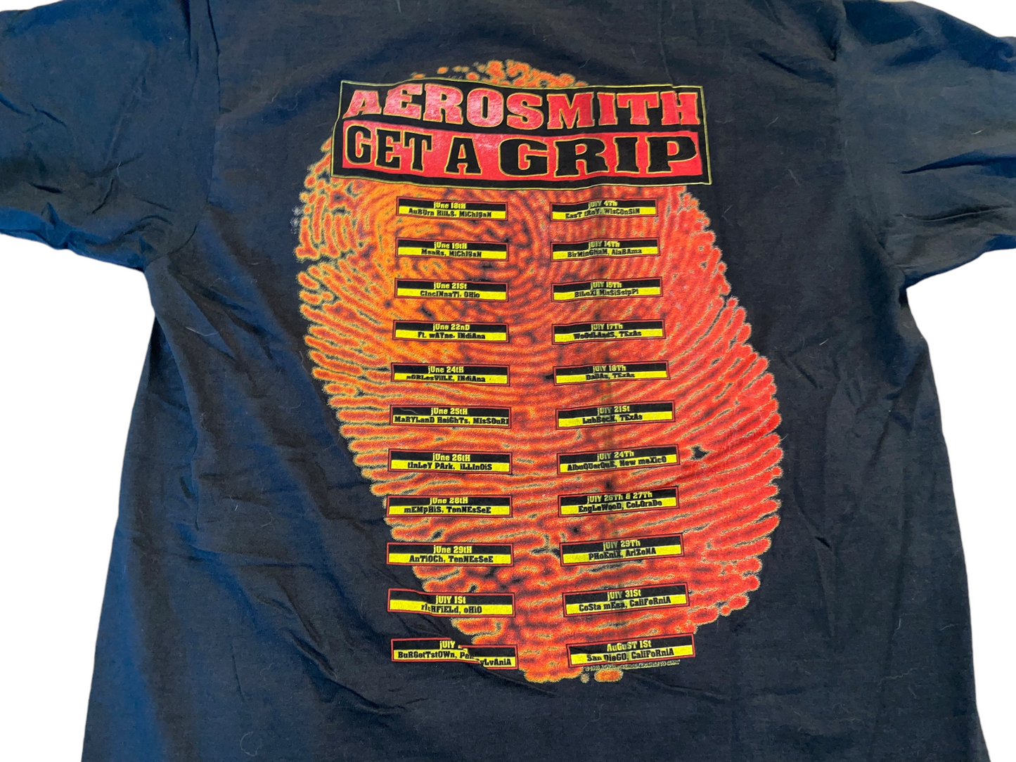 Vintage 1992 Aerosmith Shirt