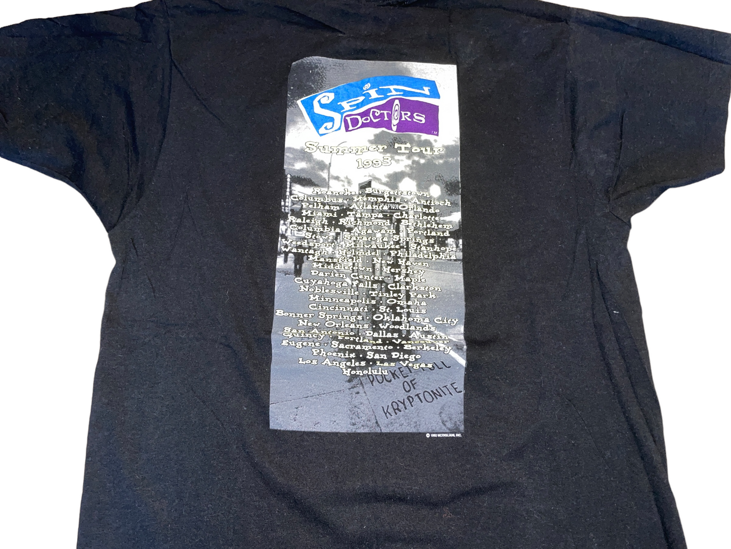Vintage 1992 Spin Doctors Tour T-Shirt XL
