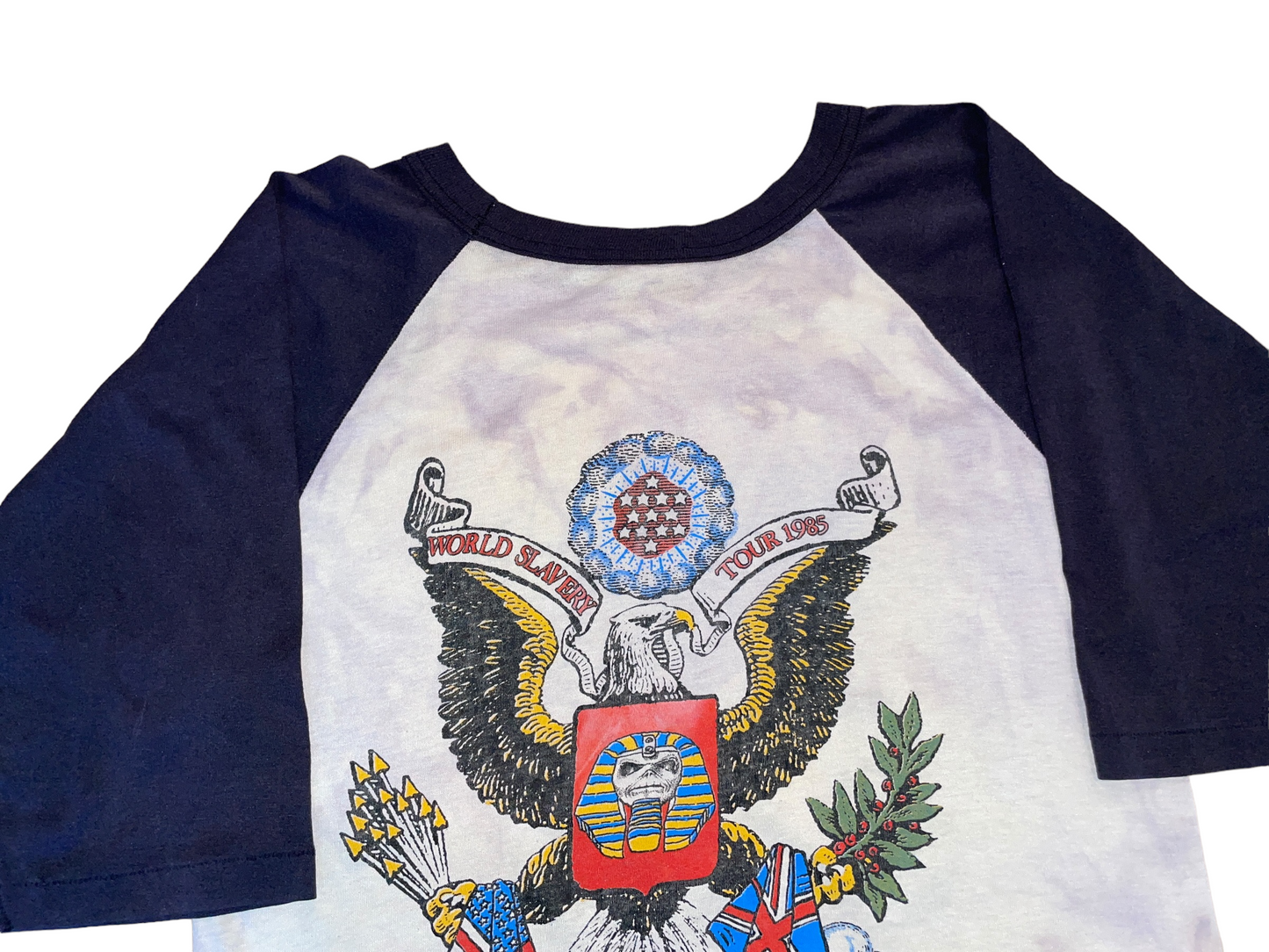 Vintage 1985 Iron Maiden July 4th Event Shirt