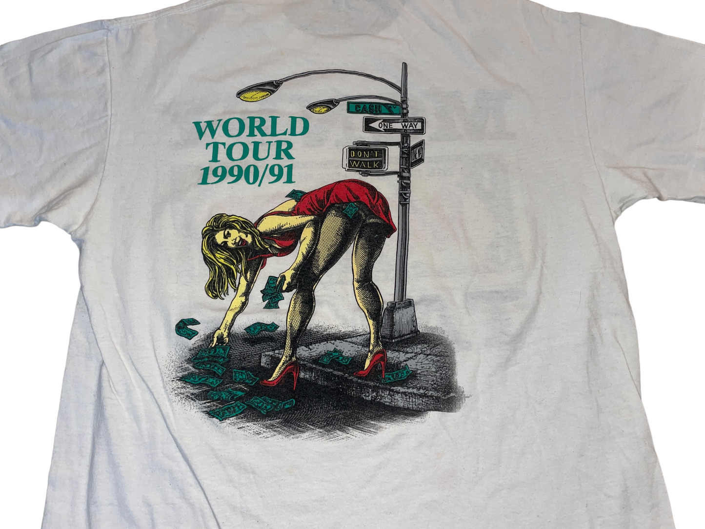 Vintage 1990 ACDC Money Talks T-Shirt