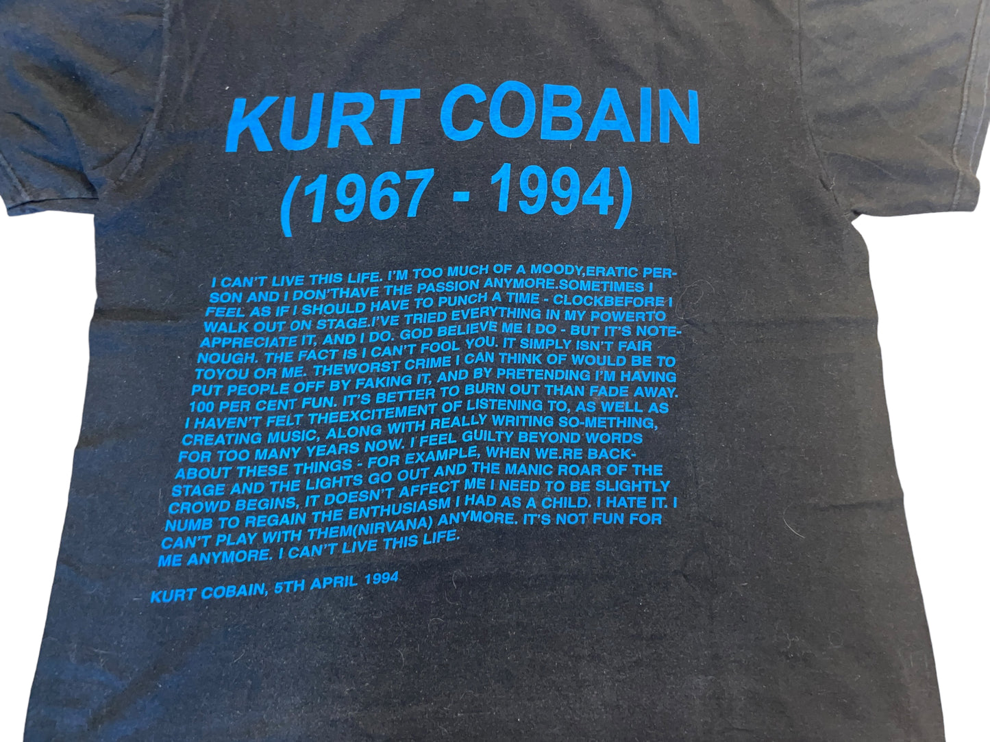 Vintage 1994 Kurt Cobain T-Shirt