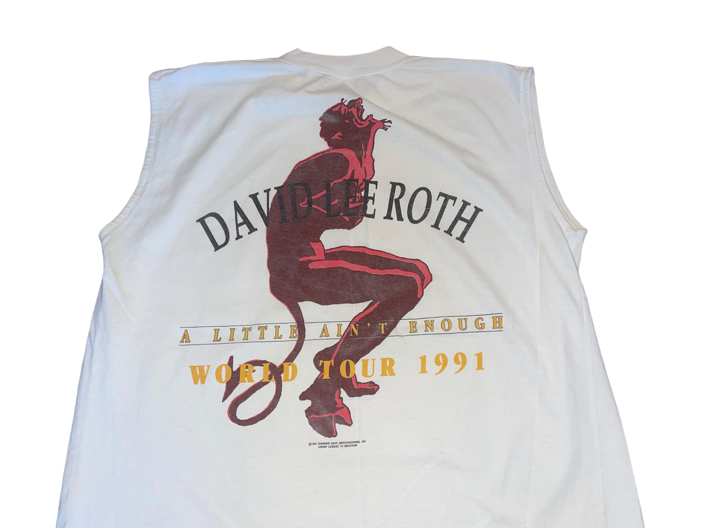 Vintage 1991 David Lee Roth Sleeveless Shirt