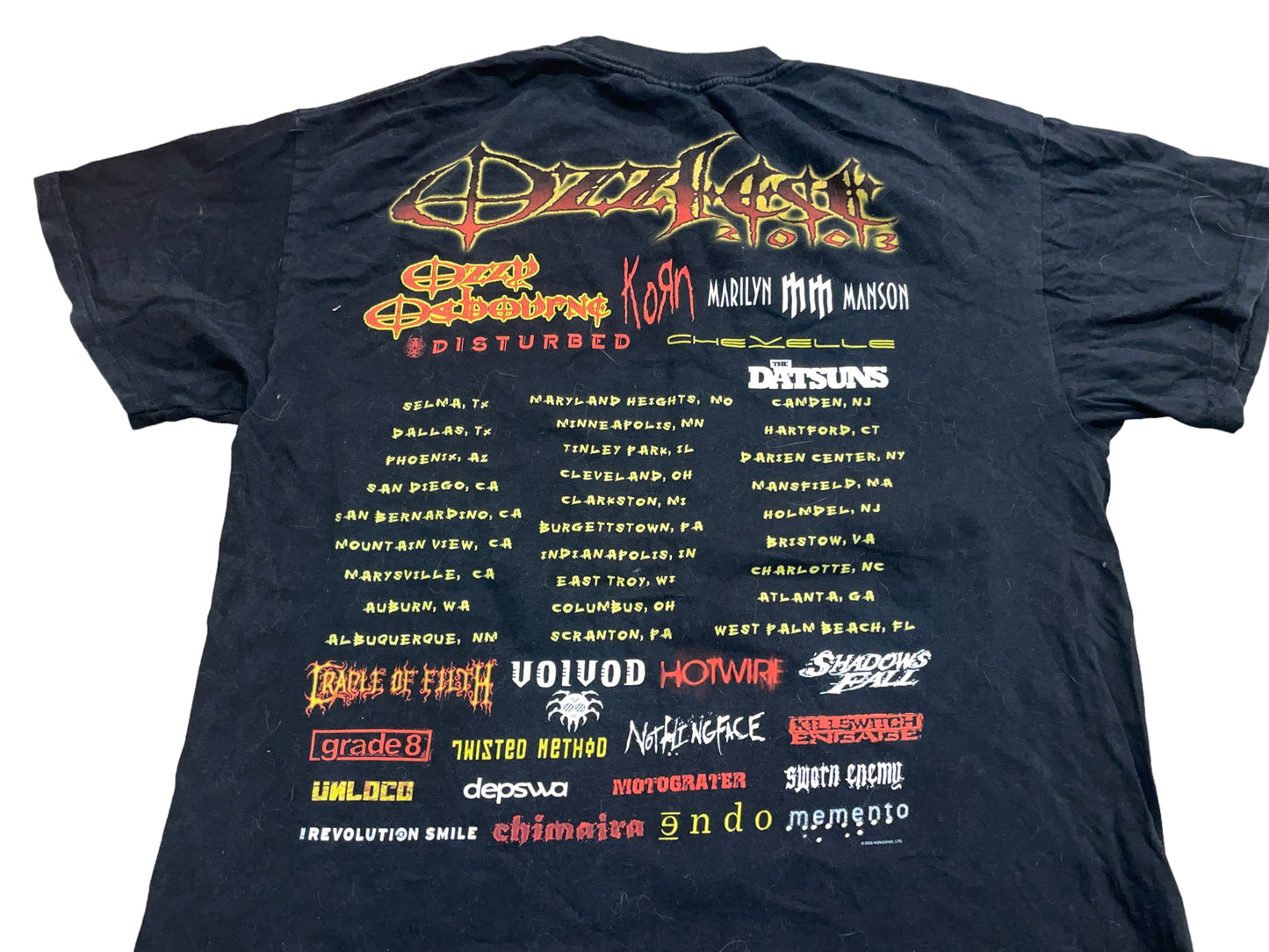 Vintage 2003 Ozzfest T-Shirt