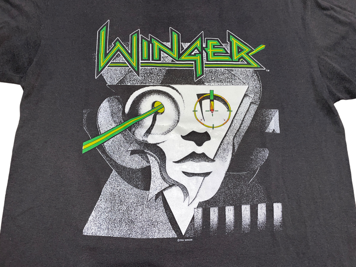 Vintage 1988 Winger Too Tuff To Tame Tour T-Shirt