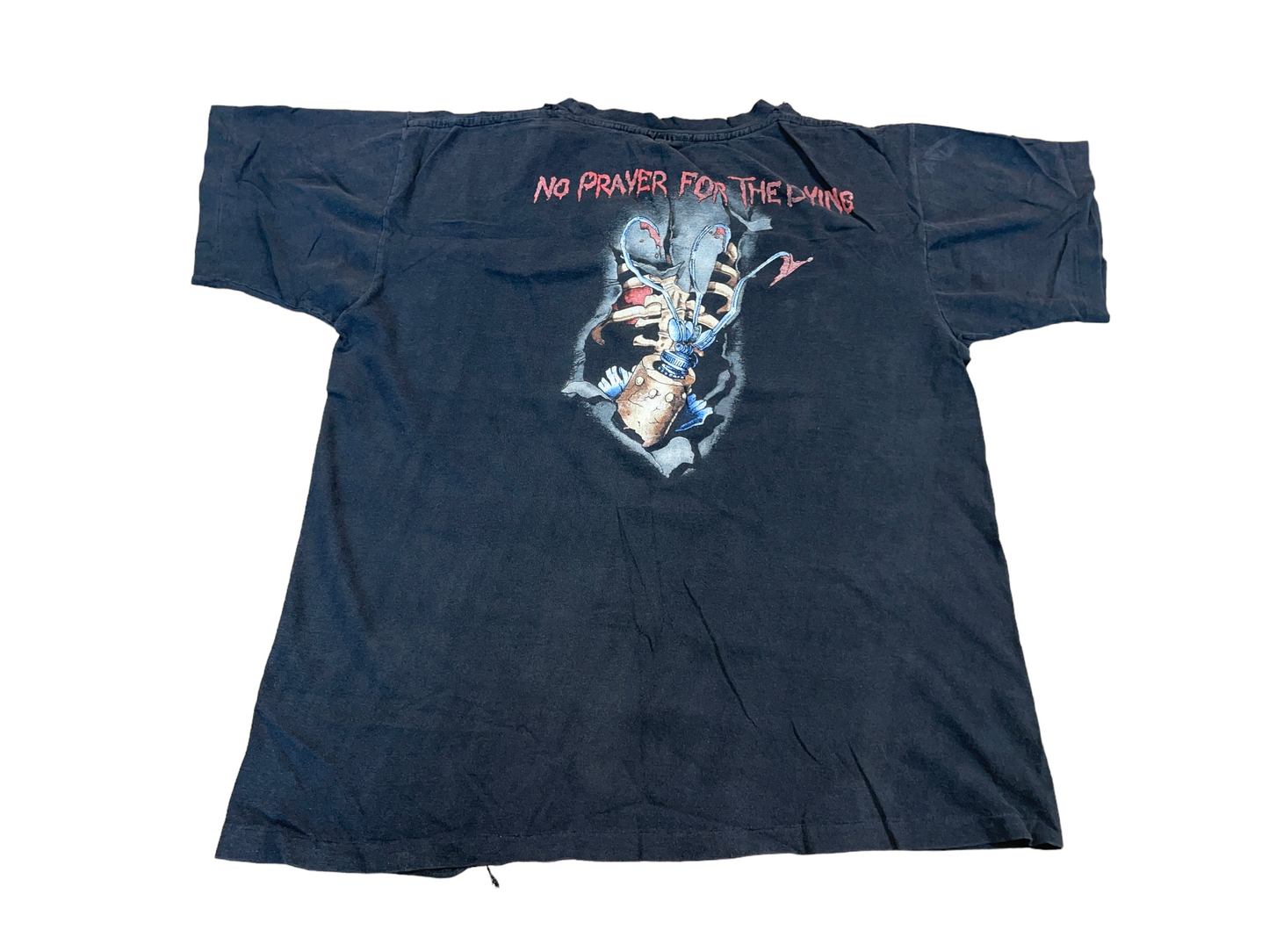 Vintage 1990 Iron Maiden No Prayer For The Dying T-Shirt