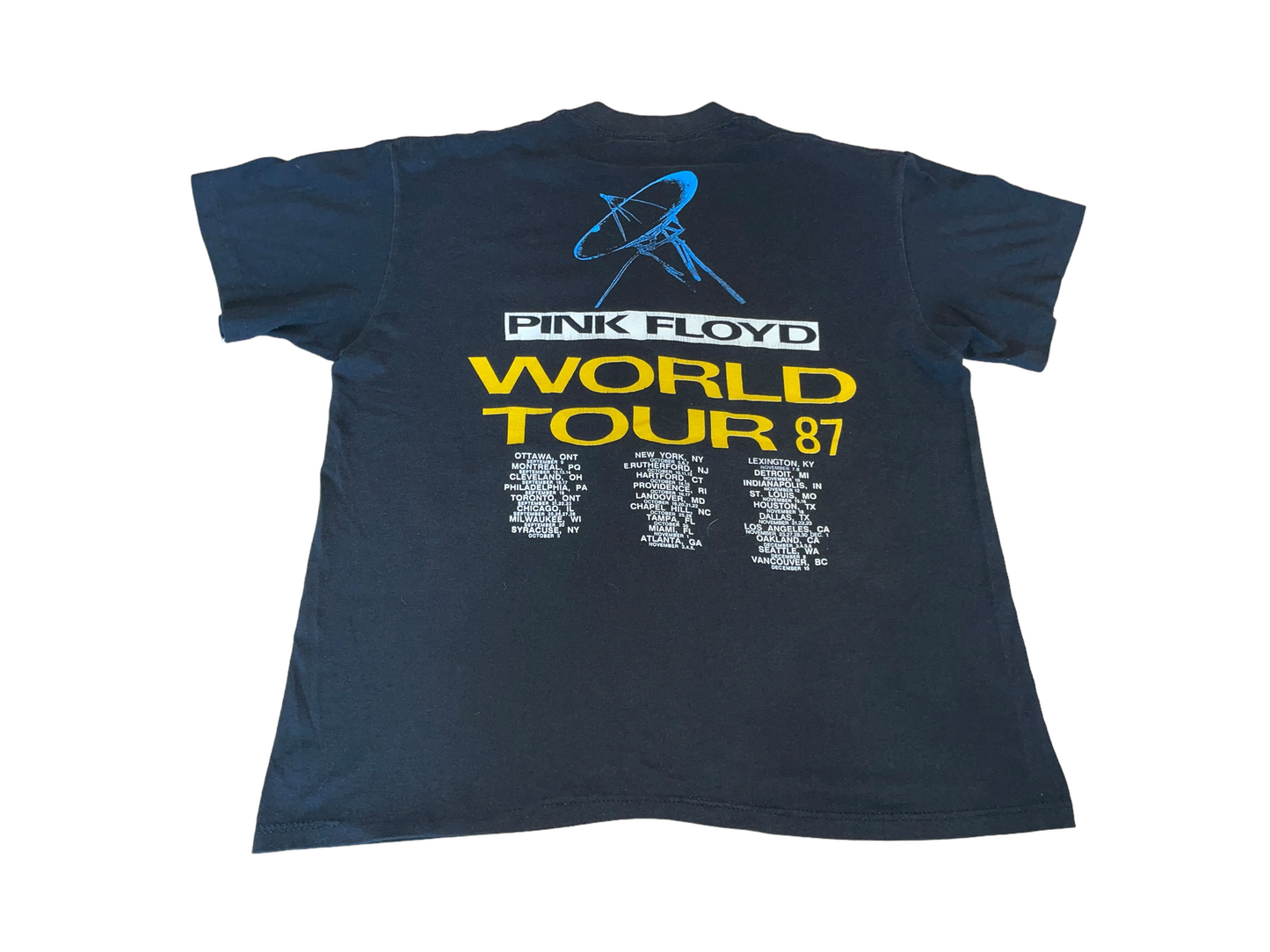 Vintage 1987 Pink Floyd World Tour T-Shirt