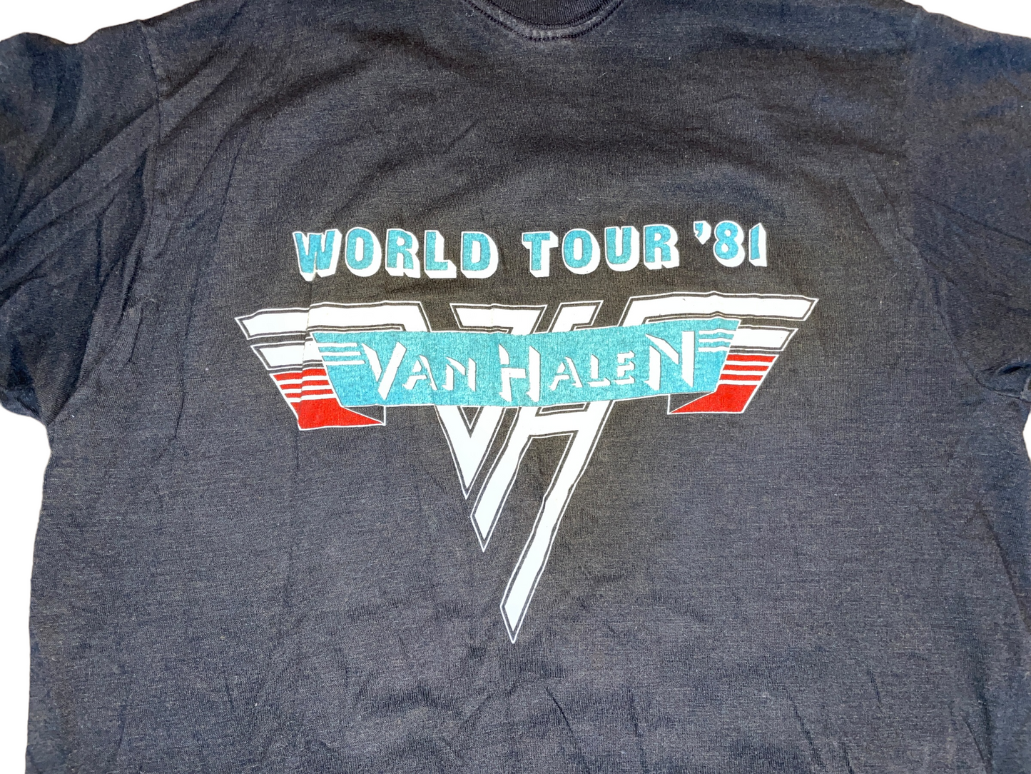 Vintage 1981 Van Halen Worldwide Tour T-Shirt
