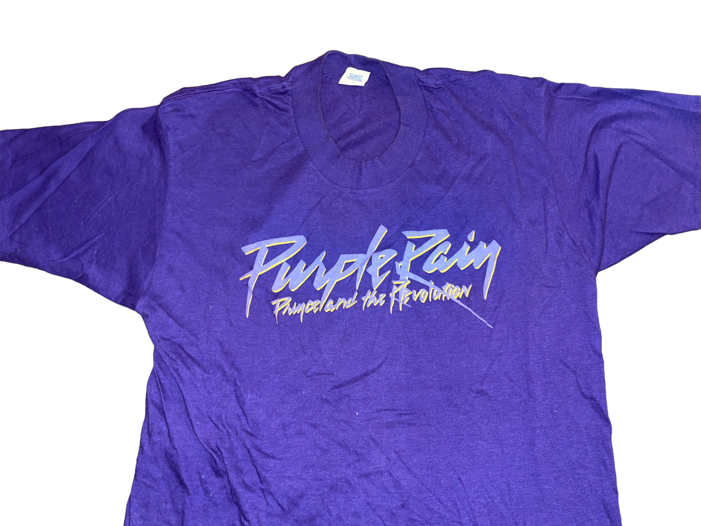 Vintage 80's Prince Purple Rain Revolution T-Shirt