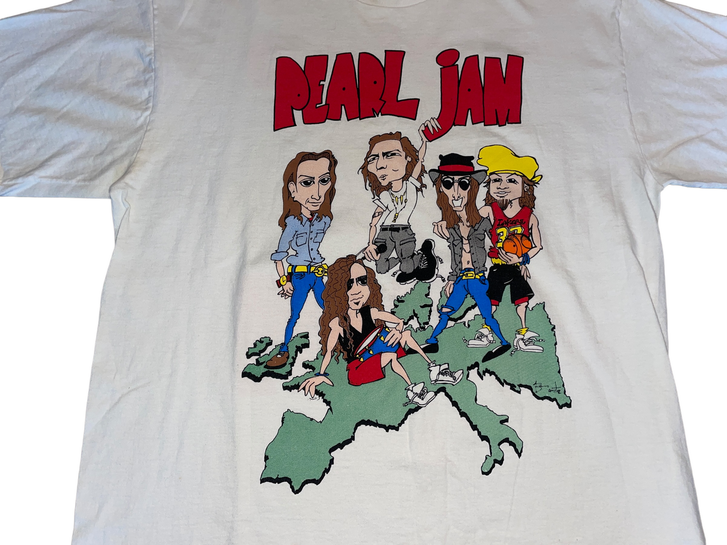 Vintage Pearl Jam World Tour T-Shirt