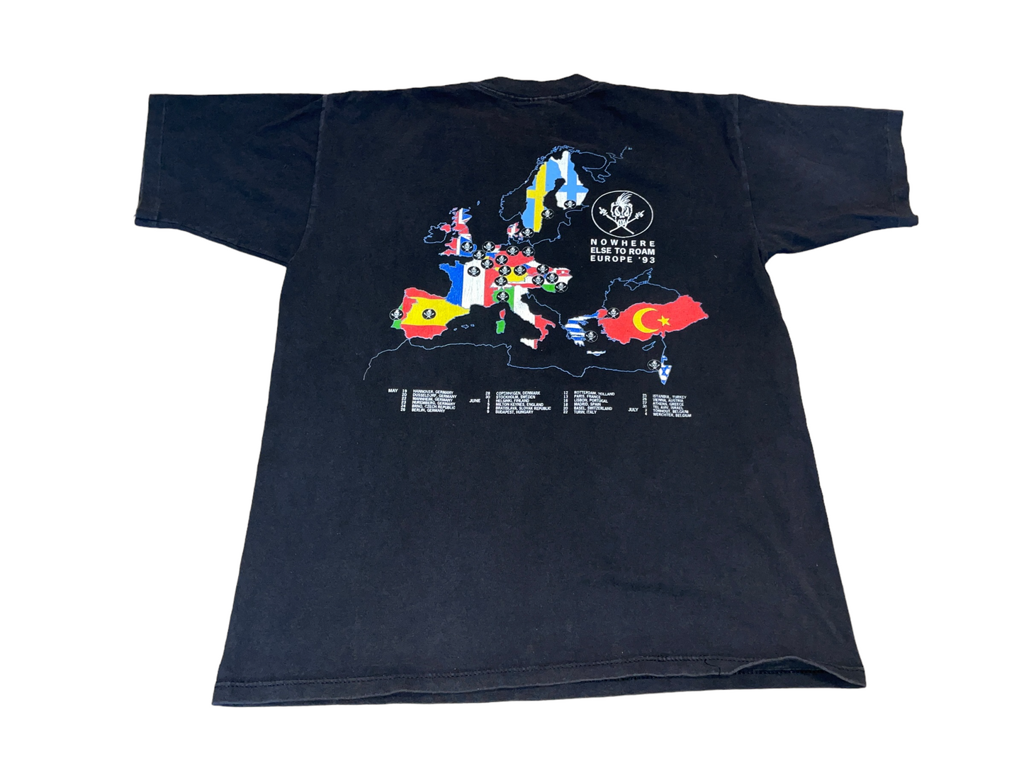 Vintage 1992 Metallica Europe Tour T-Shirt