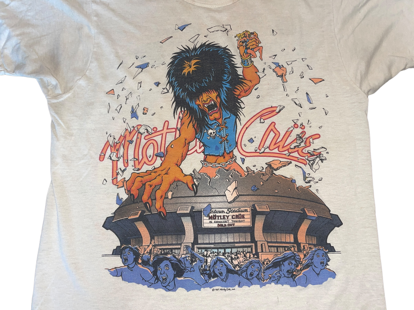 Vintage 1987 Motley Crue Day on the Green T-Shirt